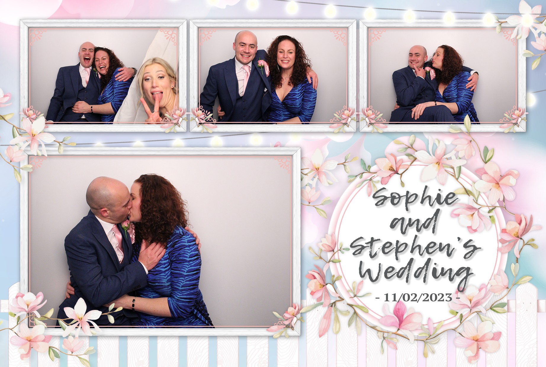 Sophie & Stephen's Wedding | View more photos from the event at gallery.myphotoboothexperience.co.uk/u/MyPhotoBoothExperienceLtd/Sophie-Stephens-Wedding