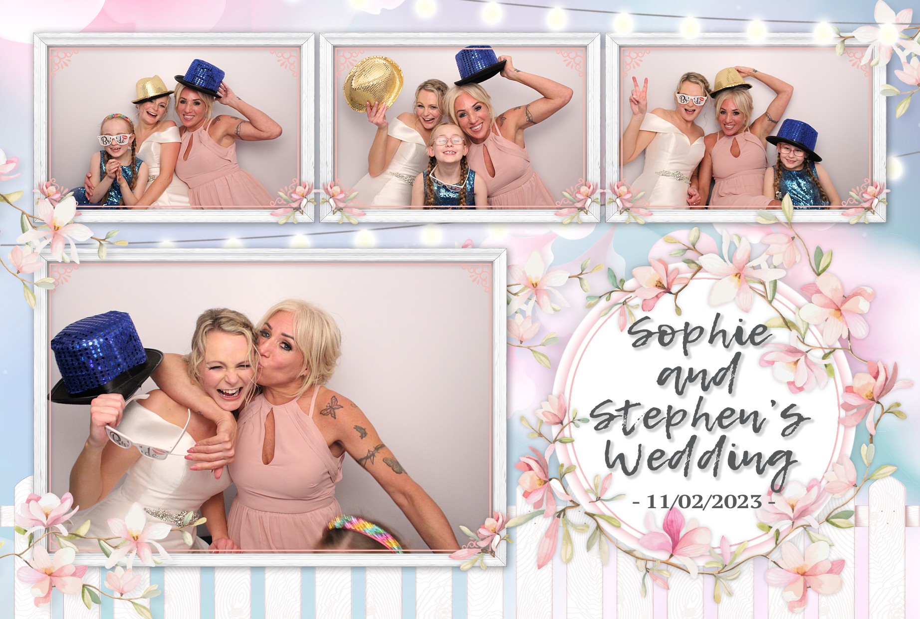 Sophie & Stephen's Wedding | View more photos from the event at gallery.myphotoboothexperience.co.uk/u/MyPhotoBoothExperienceLtd/Sophie-Stephens-Wedding