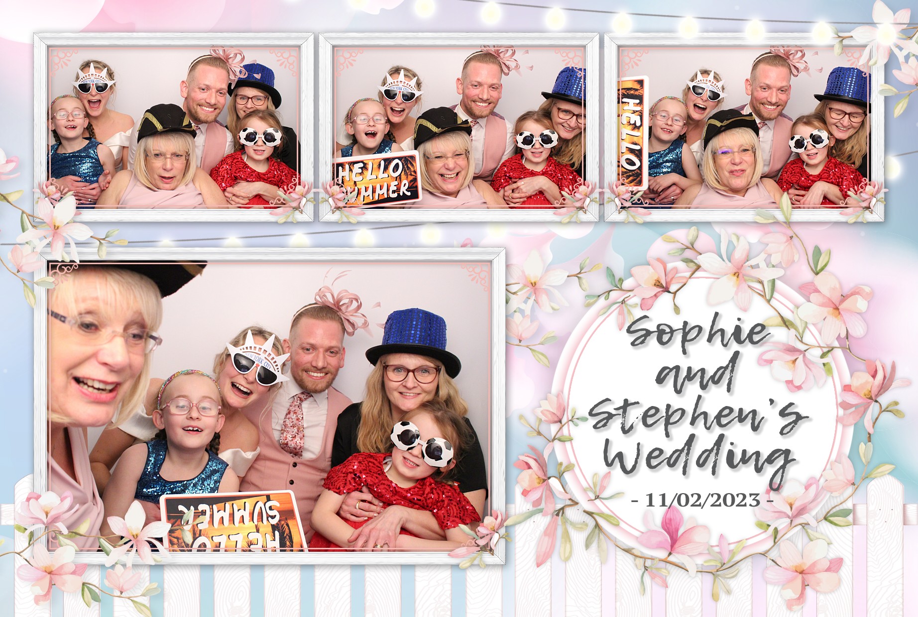 Sophie & Stephen's Wedding | View more photos from the event at gallery.myphotoboothexperience.co.uk/u/MyPhotoBoothExperienceLtd/Sophie-Stephens-Wedding