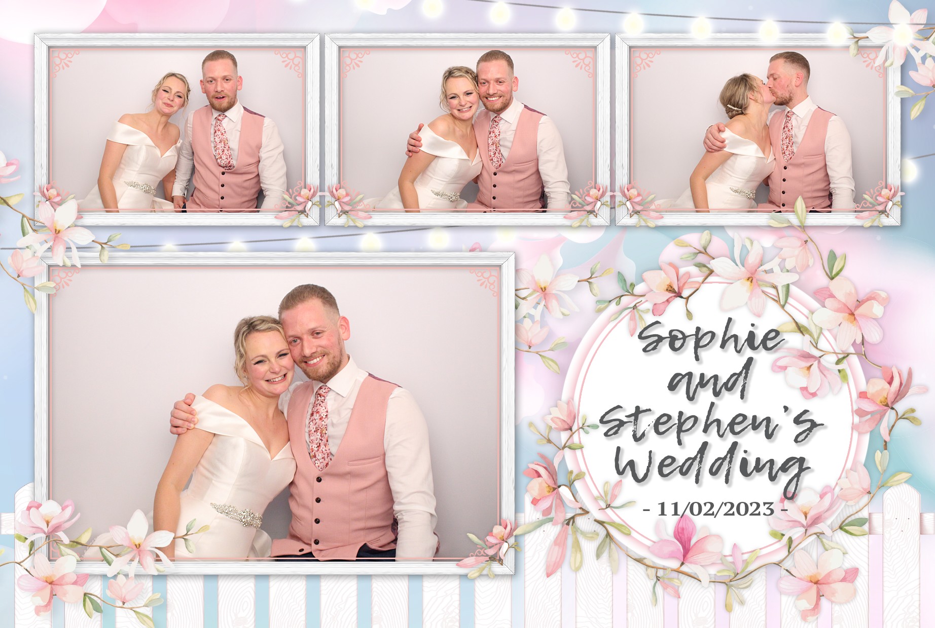 Sophie & Stephen's Wedding | View more photos from the event at gallery.myphotoboothexperience.co.uk/u/MyPhotoBoothExperienceLtd/Sophie-Stephens-Wedding