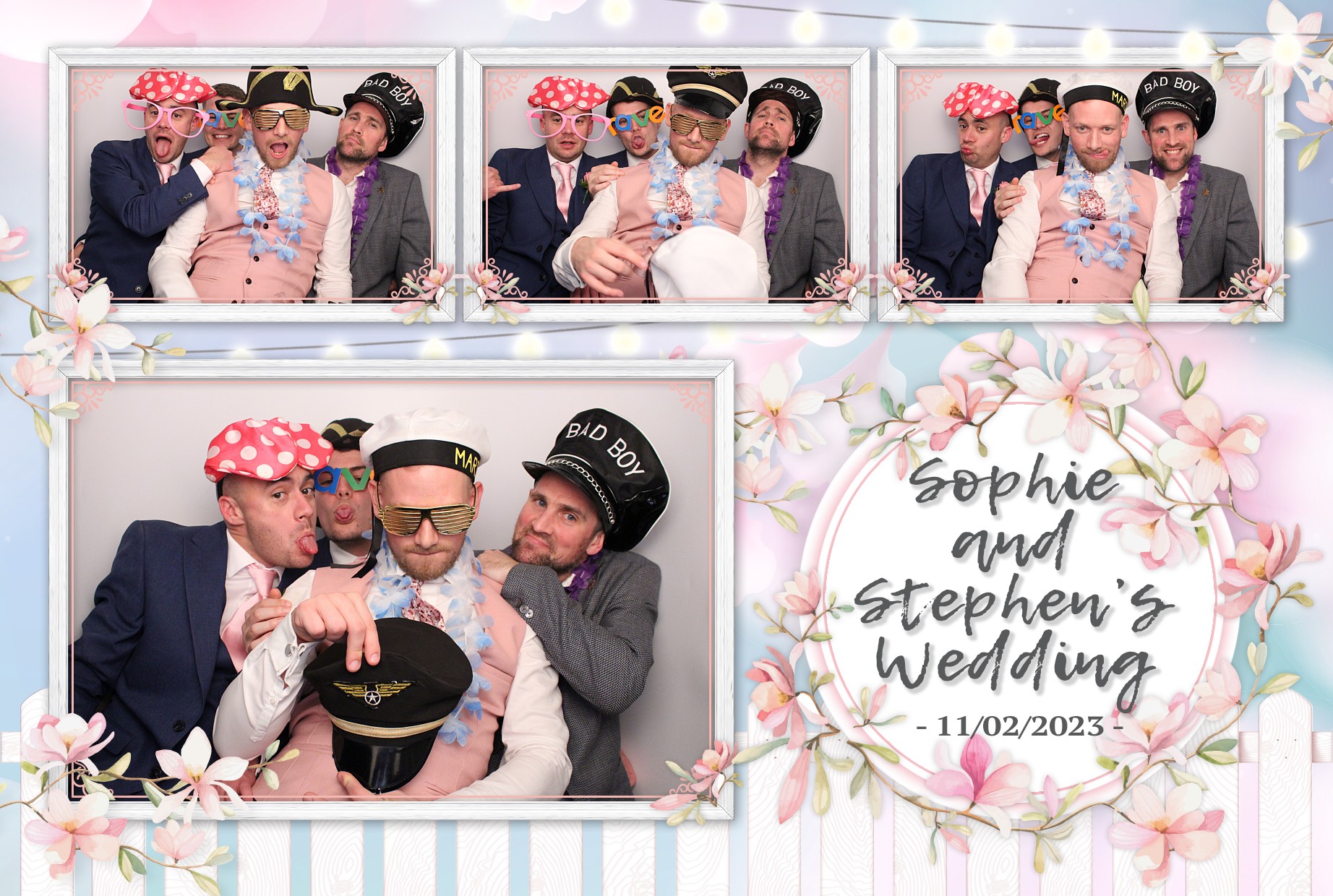 Sophie & Stephen's Wedding | View more photos from the event at gallery.myphotoboothexperience.co.uk/u/MyPhotoBoothExperienceLtd/Sophie-Stephens-Wedding