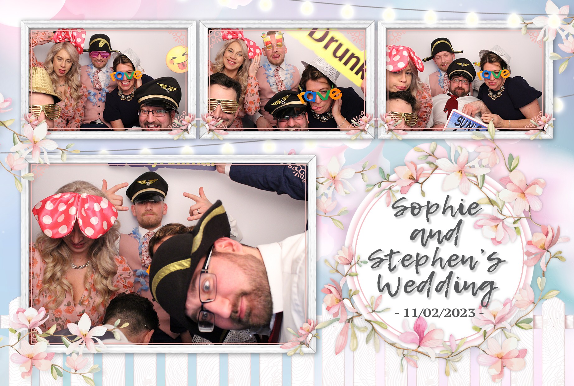 Sophie & Stephen's Wedding | View more photos from the event at gallery.myphotoboothexperience.co.uk/u/MyPhotoBoothExperienceLtd/Sophie-Stephens-Wedding