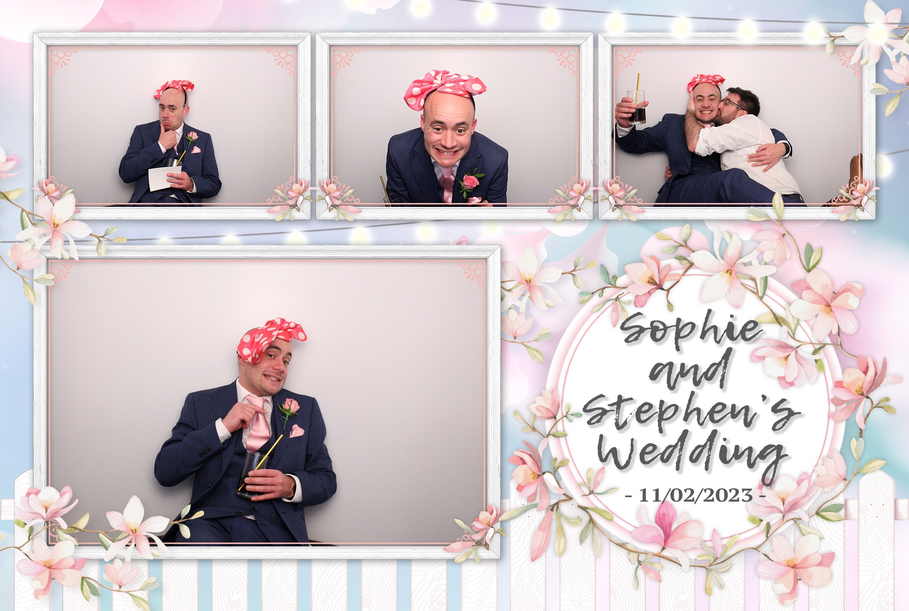 Sophie & Stephen's Wedding | View more photos from the event at gallery.myphotoboothexperience.co.uk/u/MyPhotoBoothExperienceLtd/Sophie-Stephens-Wedding