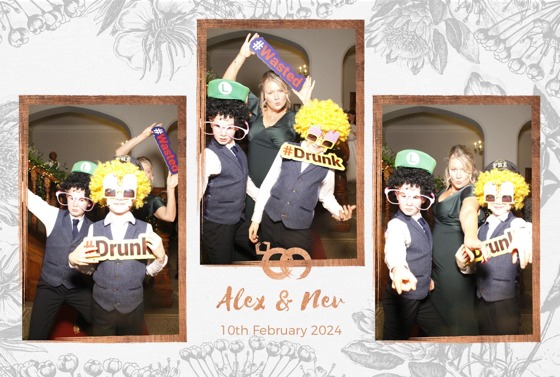 Alex & Nev's Wedding Reception | View more photos from the event at gallery.myphotoboothexperience.co.uk/u/MyPhotoBoothExperienceLtd/Alex-Nevs-Wedding-Reception