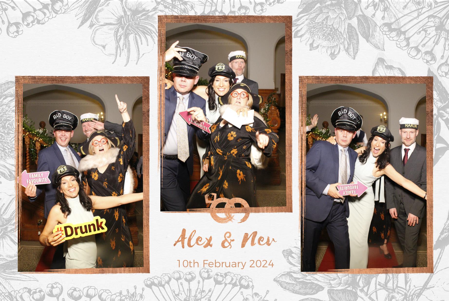 Alex & Nev's Wedding Reception | View more photos from the event at gallery.myphotoboothexperience.co.uk/u/MyPhotoBoothExperienceLtd/Alex-Nevs-Wedding-Reception
