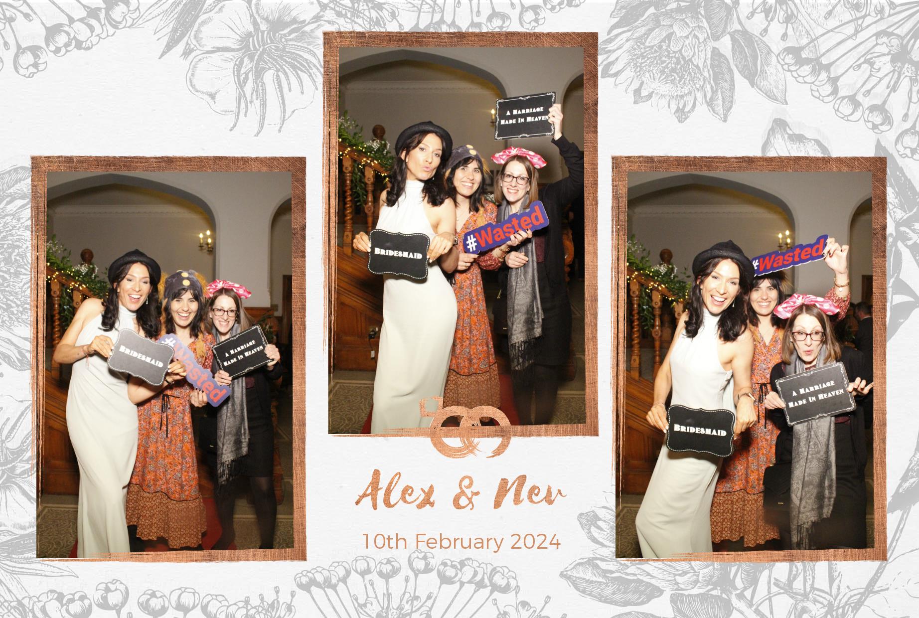 Alex & Nev's Wedding Reception | View more photos from the event at gallery.myphotoboothexperience.co.uk/u/MyPhotoBoothExperienceLtd/Alex-Nevs-Wedding-Reception