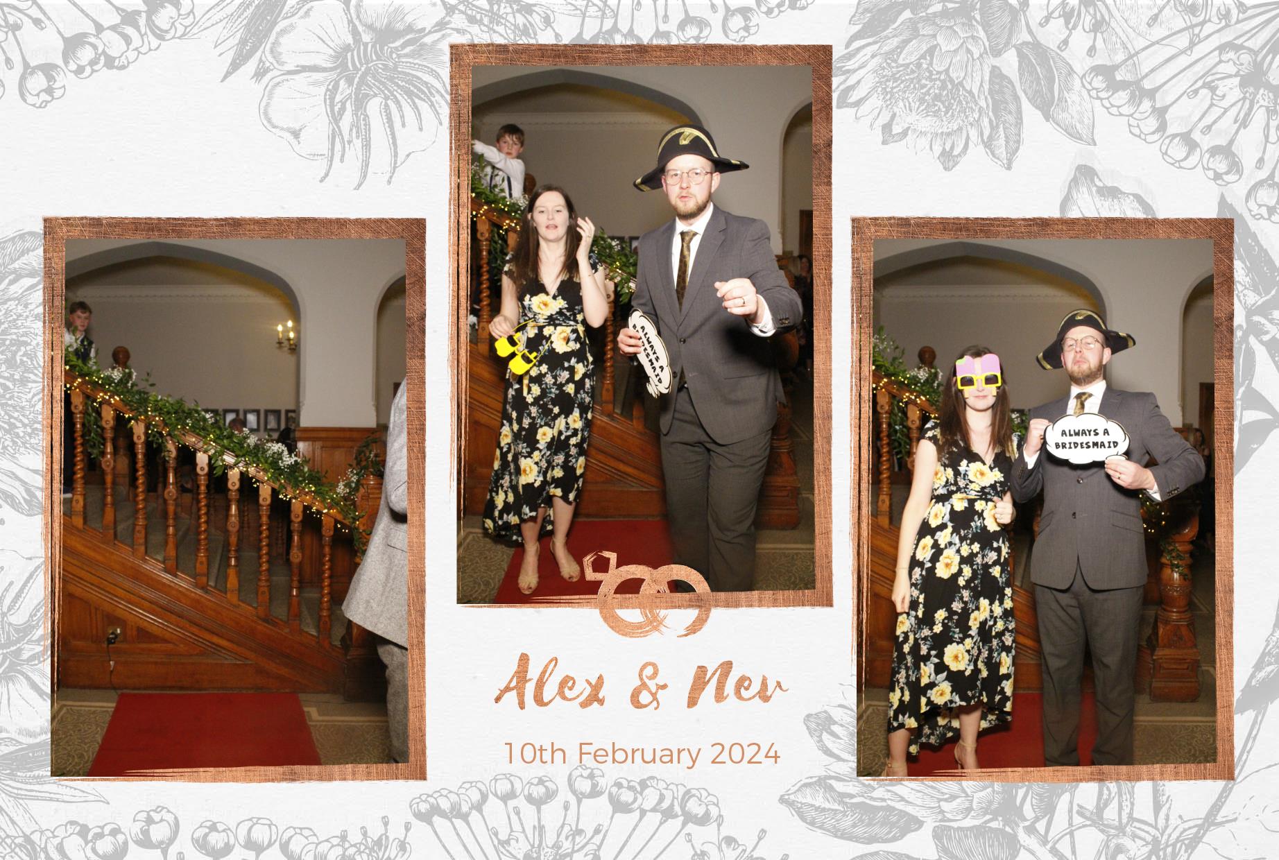 Alex & Nev's Wedding Reception | View more photos from the event at gallery.myphotoboothexperience.co.uk/u/MyPhotoBoothExperienceLtd/Alex-Nevs-Wedding-Reception