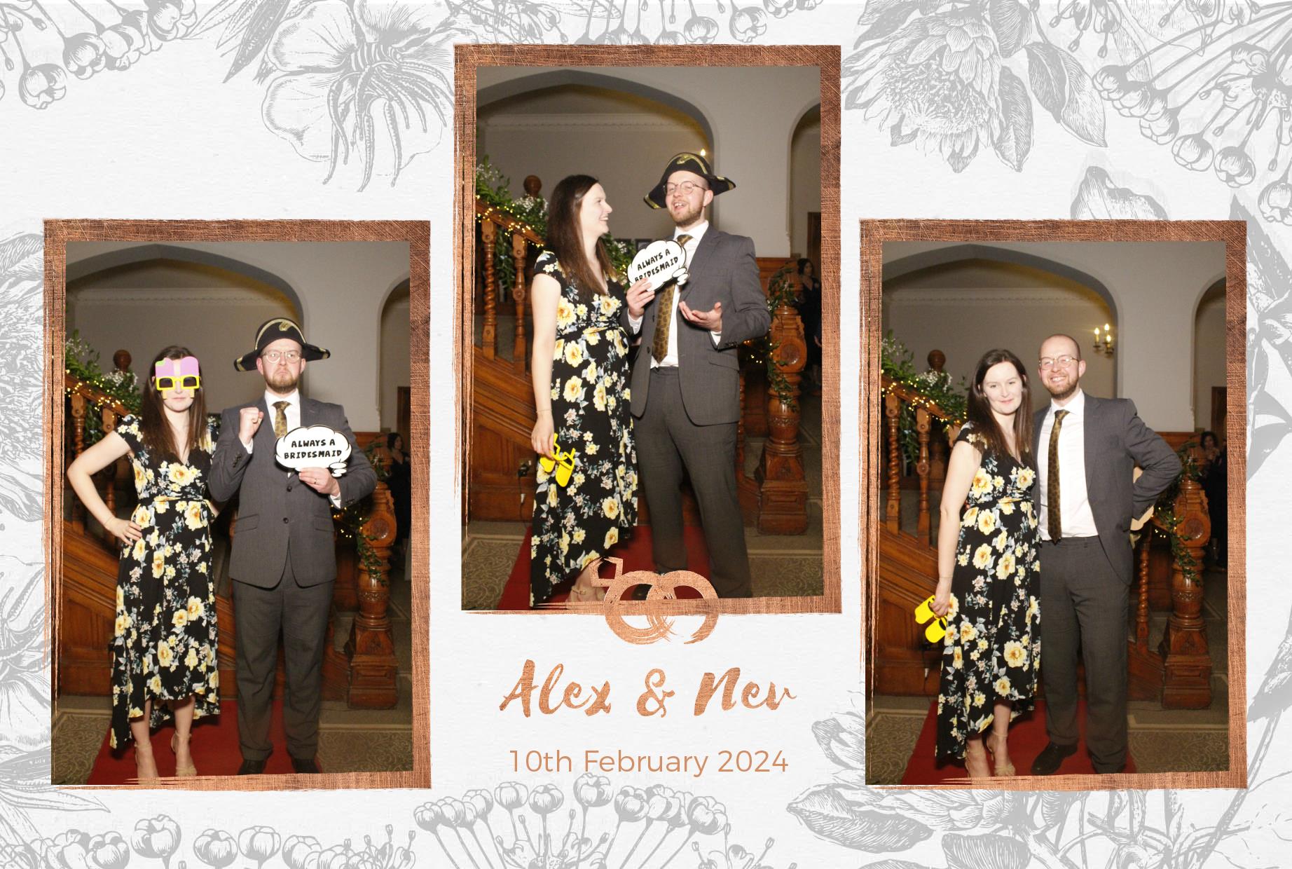 Alex & Nev's Wedding Reception | View more photos from the event at gallery.myphotoboothexperience.co.uk/u/MyPhotoBoothExperienceLtd/Alex-Nevs-Wedding-Reception