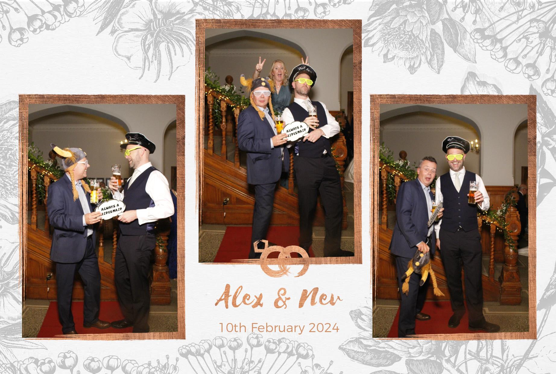 Alex & Nev's Wedding Reception | View more photos from the event at gallery.myphotoboothexperience.co.uk/u/MyPhotoBoothExperienceLtd/Alex-Nevs-Wedding-Reception