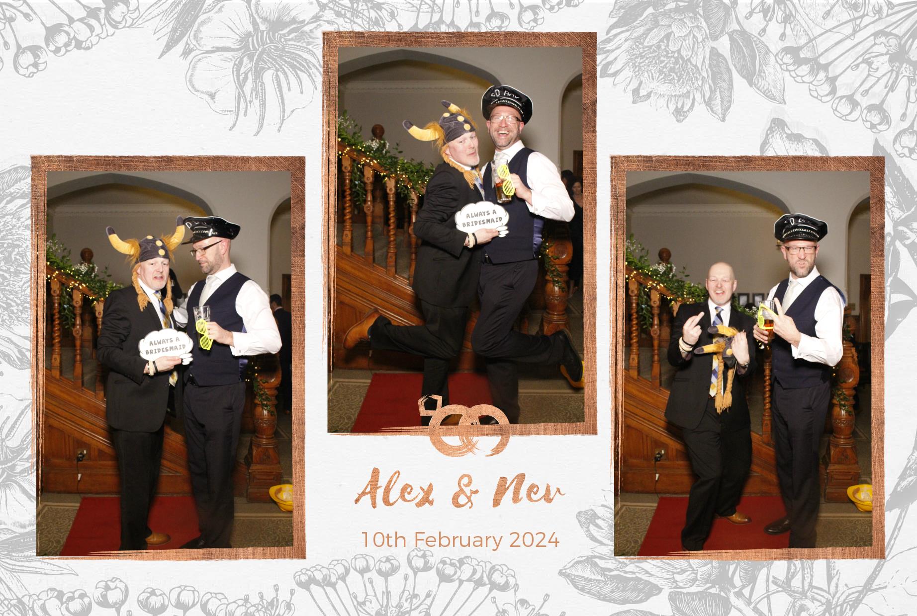 Alex & Nev's Wedding Reception | View more photos from the event at gallery.myphotoboothexperience.co.uk/u/MyPhotoBoothExperienceLtd/Alex-Nevs-Wedding-Reception