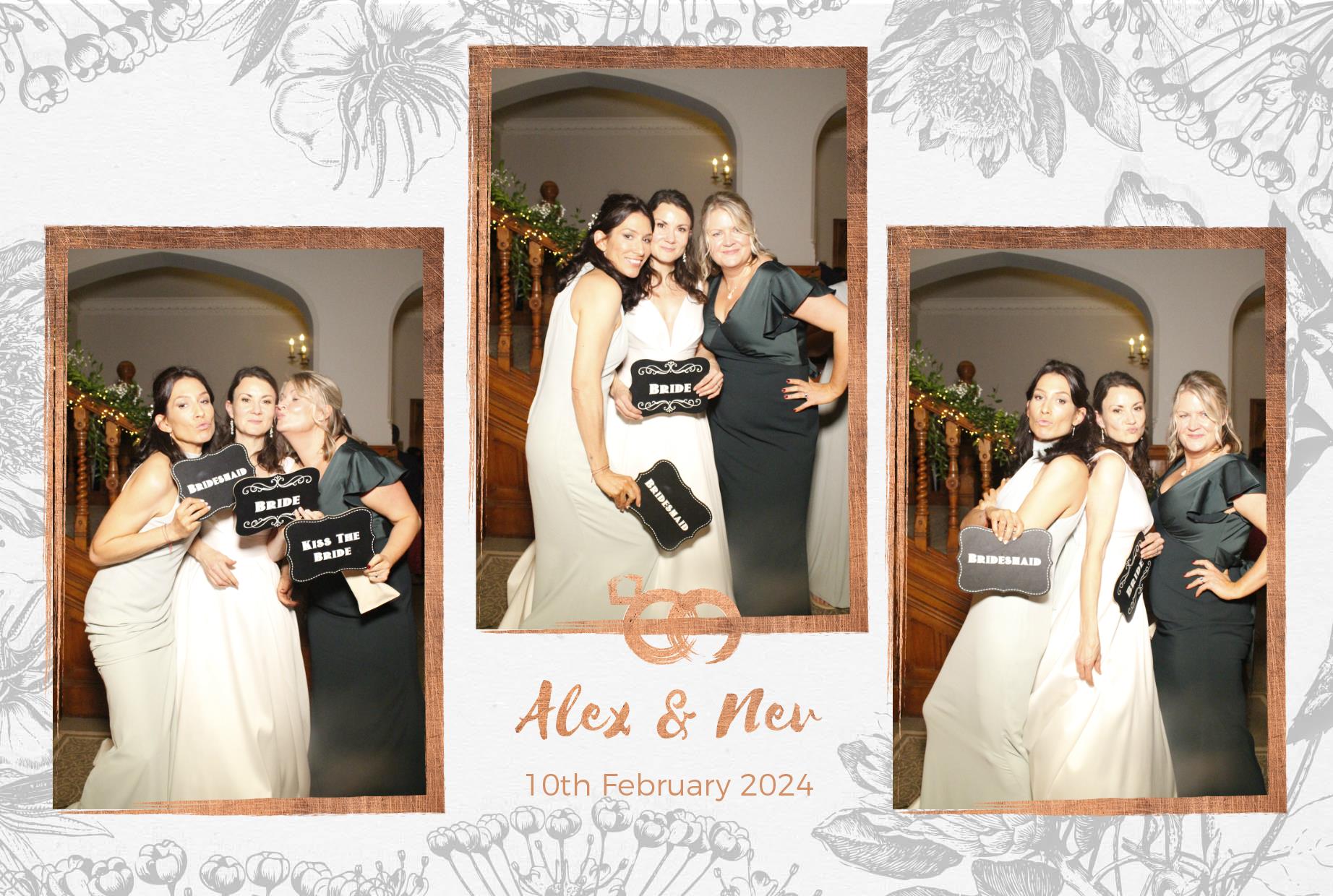 Alex & Nev's Wedding Reception | View more photos from the event at gallery.myphotoboothexperience.co.uk/u/MyPhotoBoothExperienceLtd/Alex-Nevs-Wedding-Reception