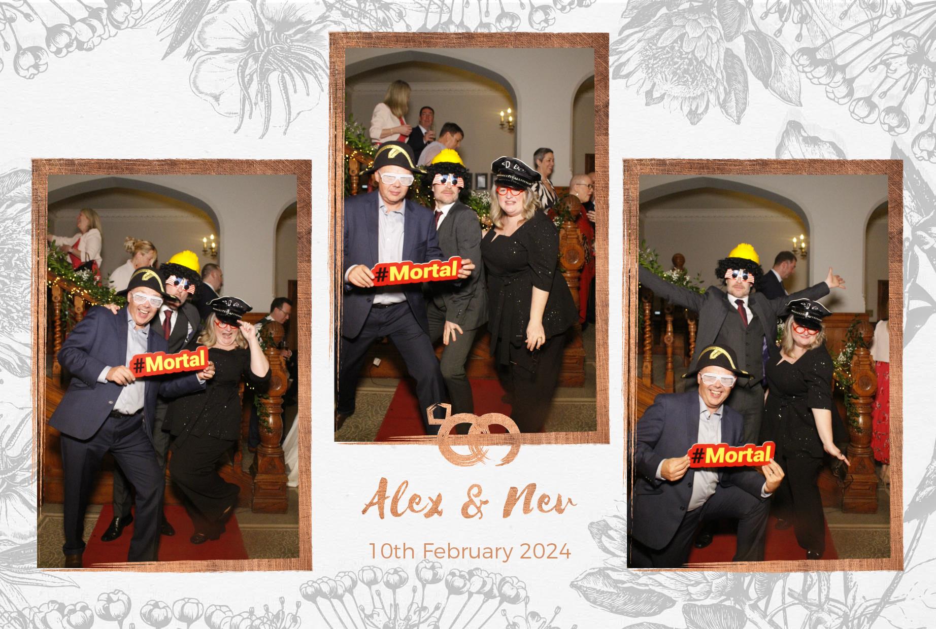 Alex & Nev's Wedding Reception | View more photos from the event at gallery.myphotoboothexperience.co.uk/u/MyPhotoBoothExperienceLtd/Alex-Nevs-Wedding-Reception