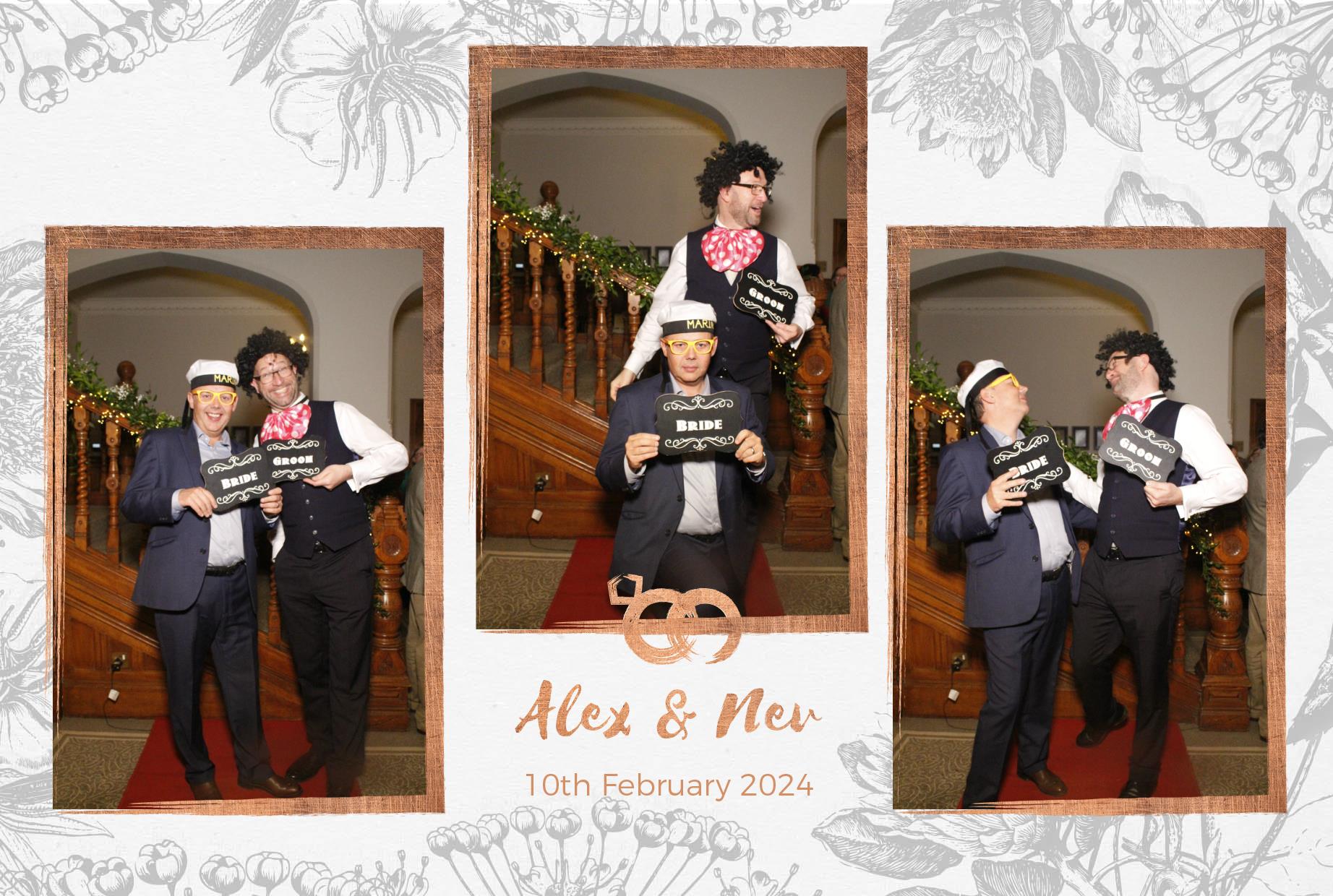 Alex & Nev's Wedding Reception | View more photos from the event at gallery.myphotoboothexperience.co.uk/u/MyPhotoBoothExperienceLtd/Alex-Nevs-Wedding-Reception