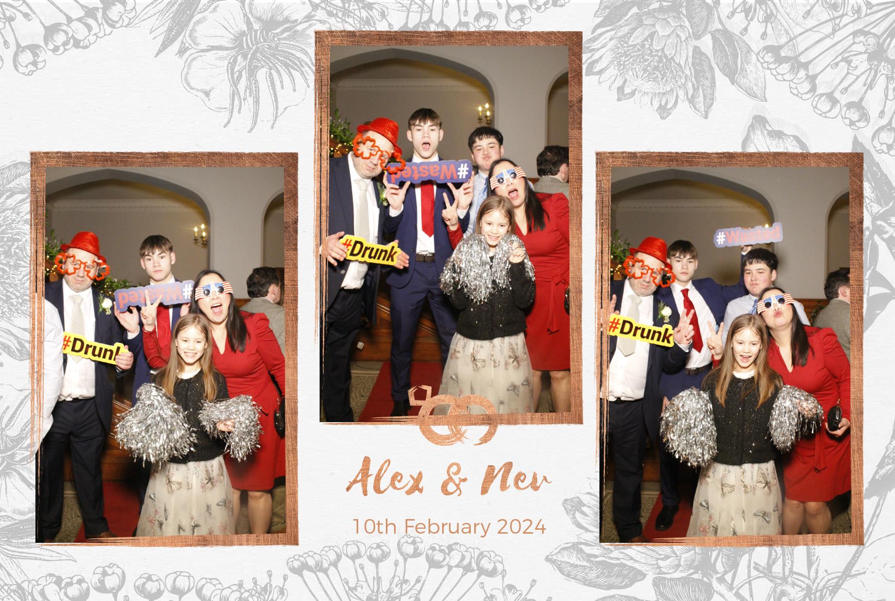 Alex & Nev's Wedding Reception | View more photos from the event at gallery.myphotoboothexperience.co.uk/u/MyPhotoBoothExperienceLtd/Alex-Nevs-Wedding-Reception