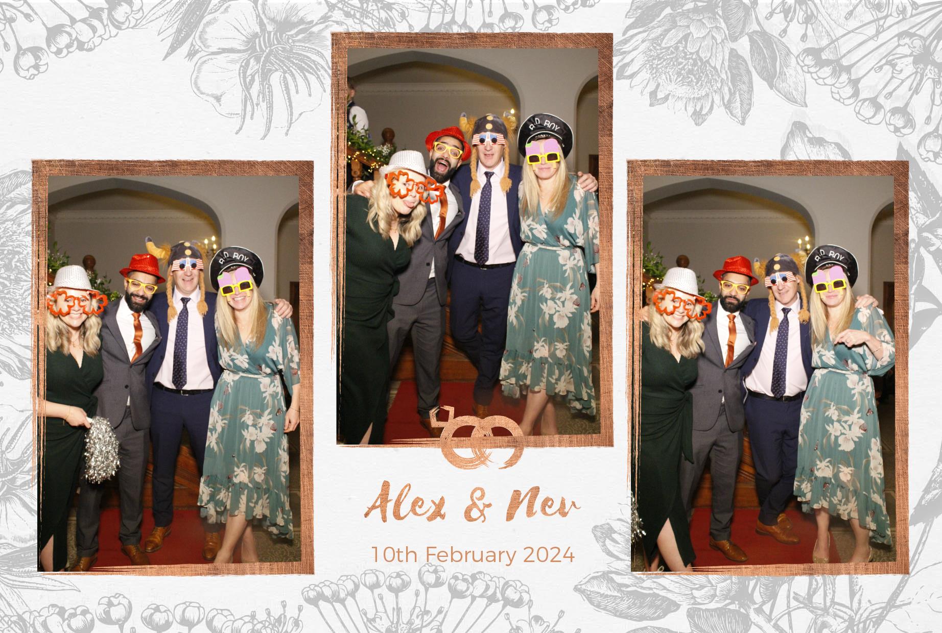 Alex & Nev's Wedding Reception | View more photos from the event at gallery.myphotoboothexperience.co.uk/u/MyPhotoBoothExperienceLtd/Alex-Nevs-Wedding-Reception