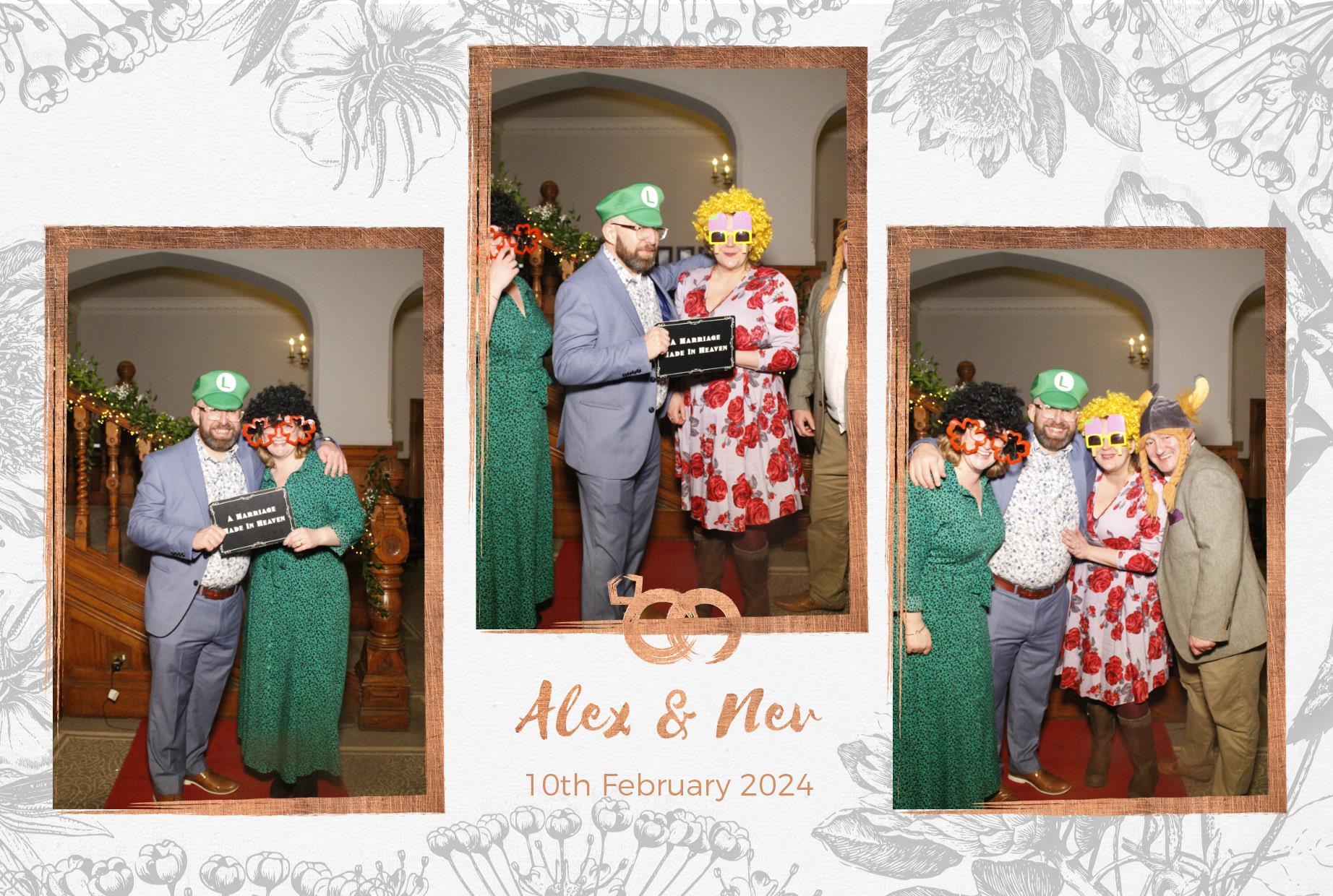 Alex & Nev's Wedding Reception | View more photos from the event at gallery.myphotoboothexperience.co.uk/u/MyPhotoBoothExperienceLtd/Alex-Nevs-Wedding-Reception