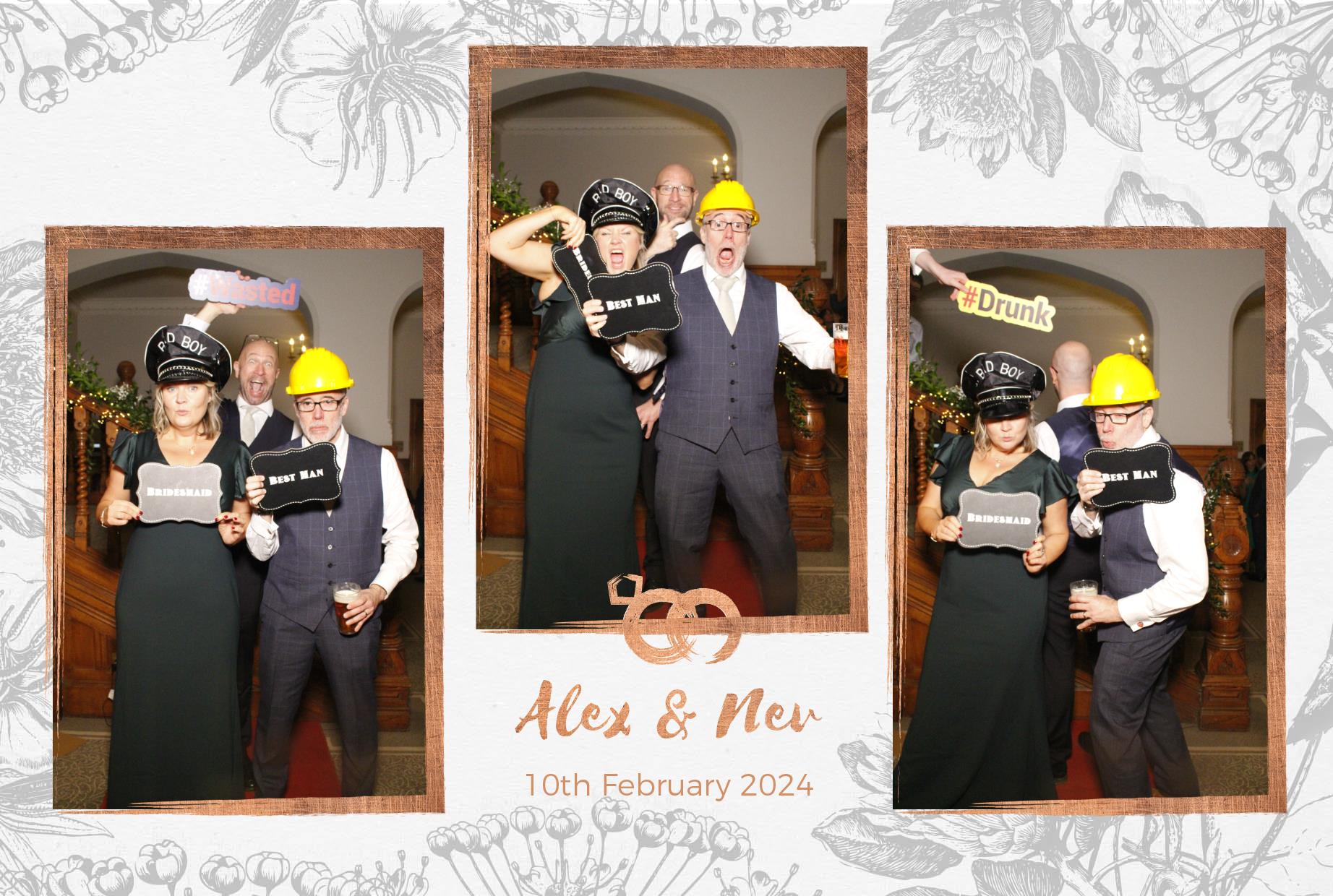 Alex & Nev's Wedding Reception | View more photos from the event at gallery.myphotoboothexperience.co.uk/u/MyPhotoBoothExperienceLtd/Alex-Nevs-Wedding-Reception
