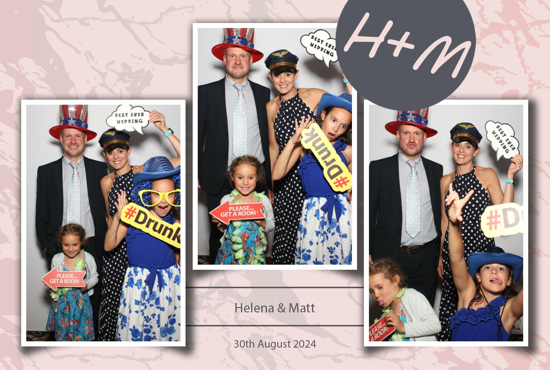 Helena & Matt's Wedding | View more photos from the event at gallery.myphotoboothexperience.co.uk/u/MyPhotoBoothExperienceLtd/Helena-Matts-Wedding