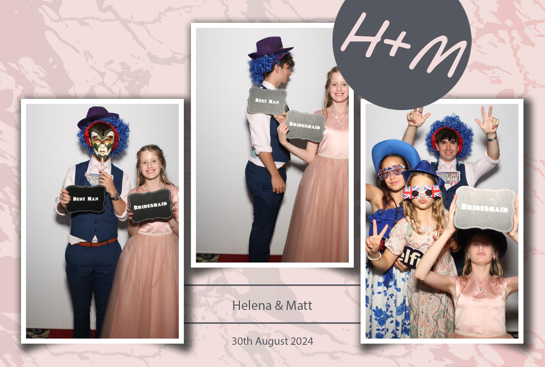 Helena & Matt's Wedding | View more photos from the event at gallery.myphotoboothexperience.co.uk/u/MyPhotoBoothExperienceLtd/Helena-Matts-Wedding