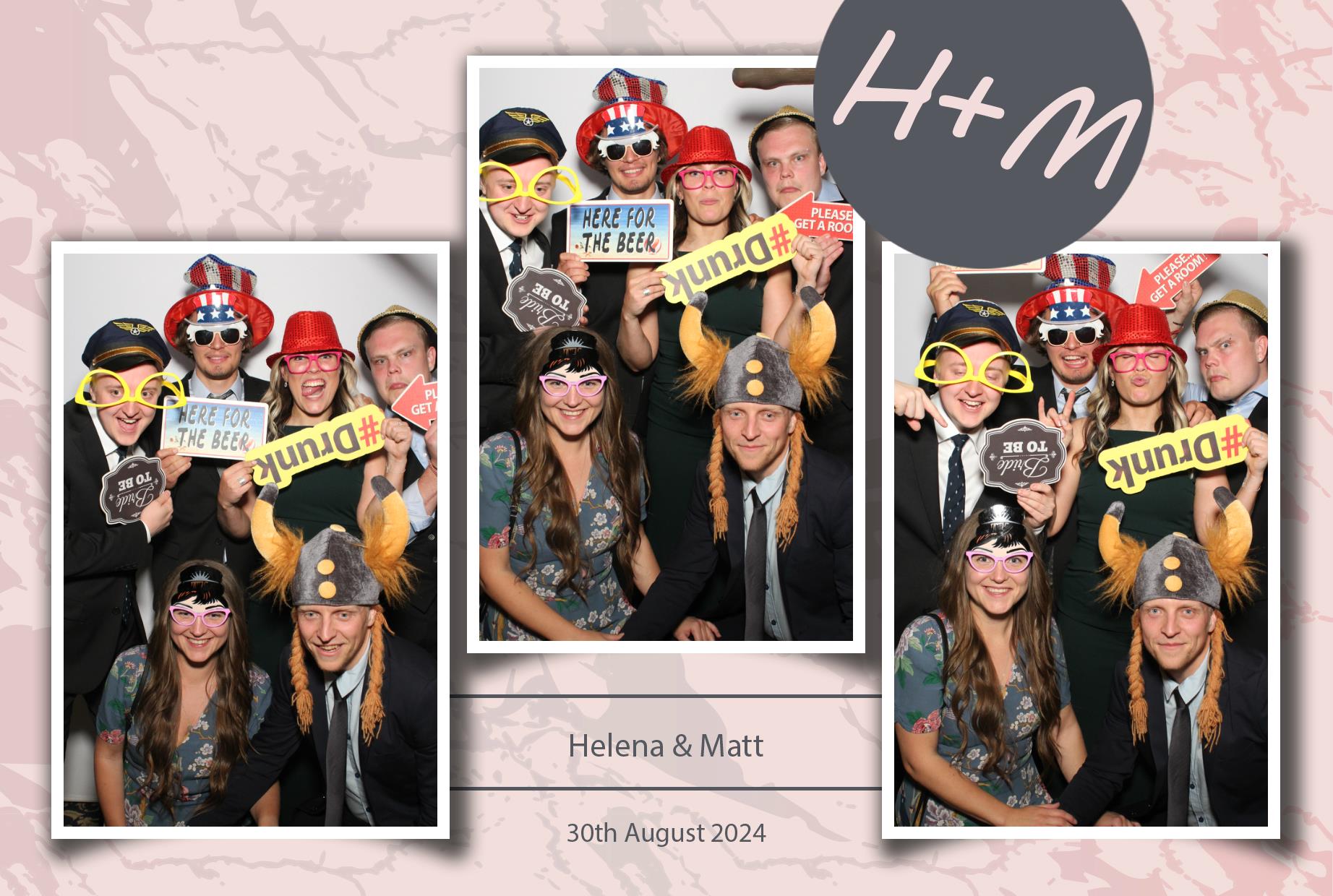 Helena & Matt's Wedding | View more photos from the event at gallery.myphotoboothexperience.co.uk/u/MyPhotoBoothExperienceLtd/Helena-Matts-Wedding