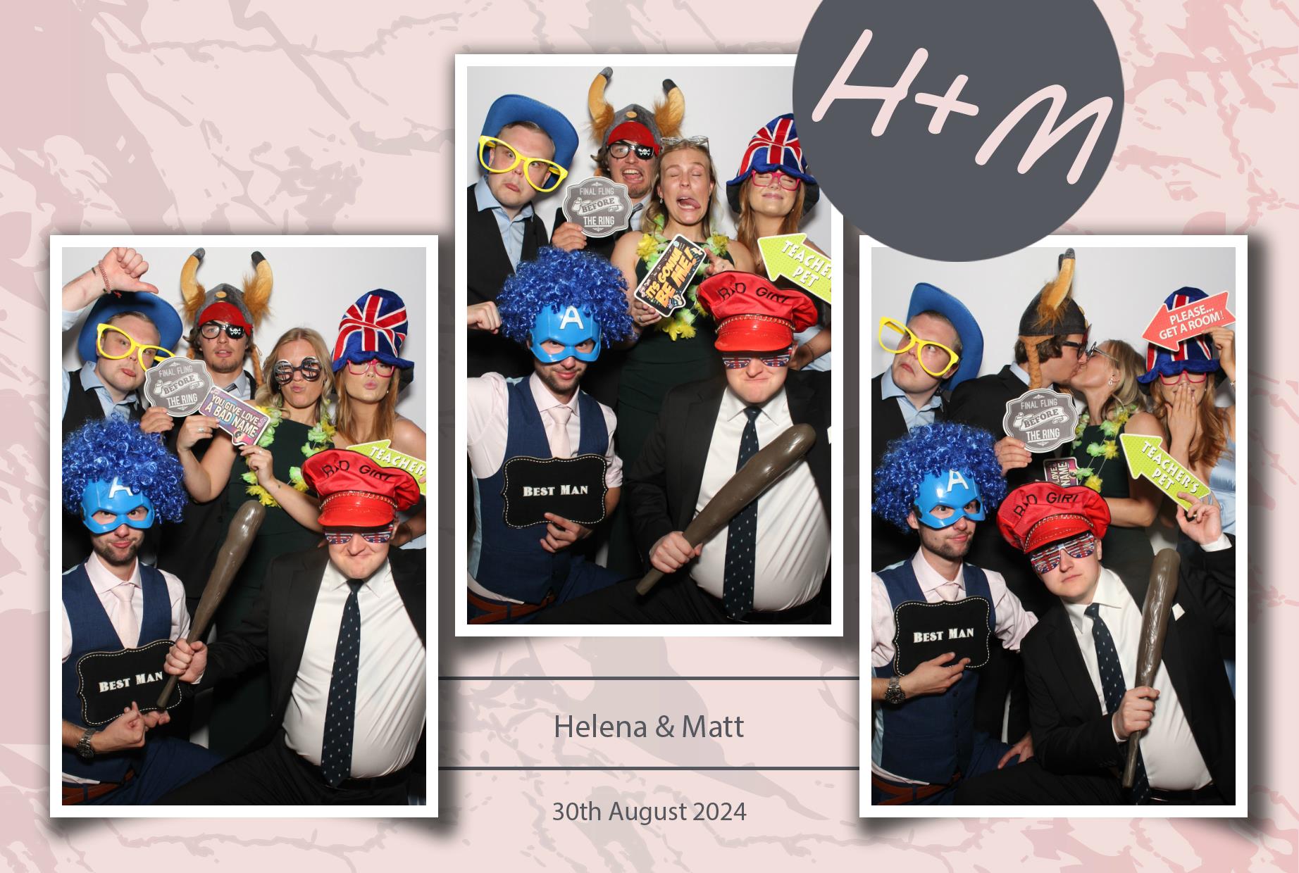 Helena & Matt's Wedding | View more photos from the event at gallery.myphotoboothexperience.co.uk/u/MyPhotoBoothExperienceLtd/Helena-Matts-Wedding