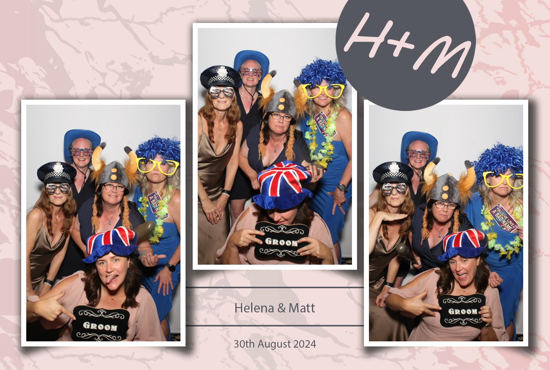 Helena & Matt's Wedding | View more photos from the event at gallery.myphotoboothexperience.co.uk/u/MyPhotoBoothExperienceLtd/Helena-Matts-Wedding