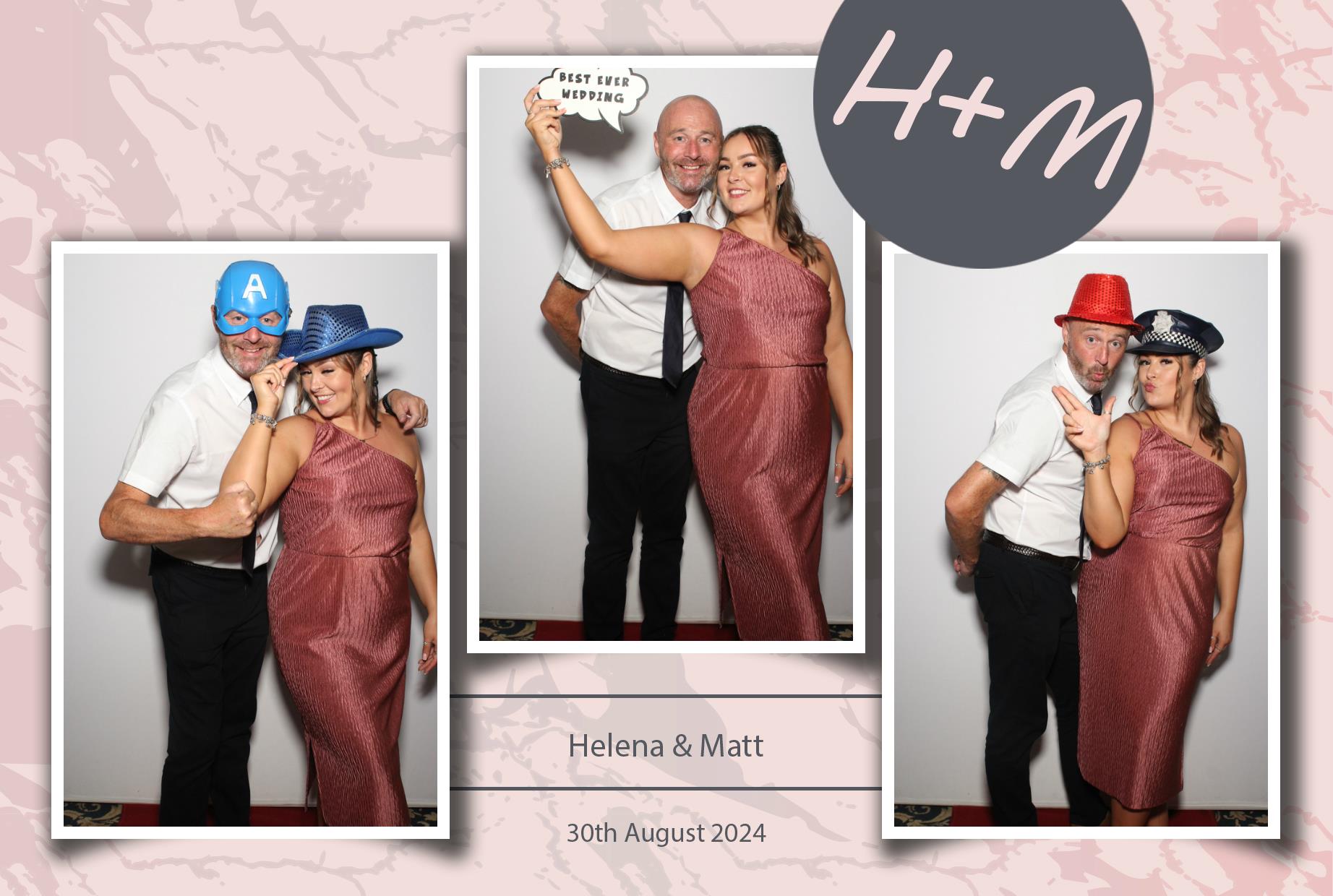 Helena & Matt's Wedding | View more photos from the event at gallery.myphotoboothexperience.co.uk/u/MyPhotoBoothExperienceLtd/Helena-Matts-Wedding