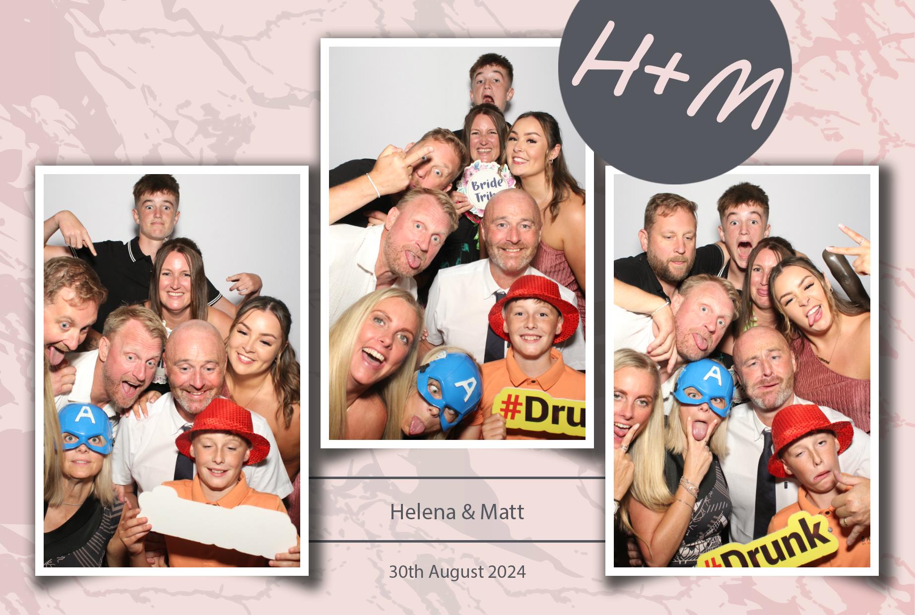 Helena & Matt's Wedding | View more photos from the event at gallery.myphotoboothexperience.co.uk/u/MyPhotoBoothExperienceLtd/Helena-Matts-Wedding