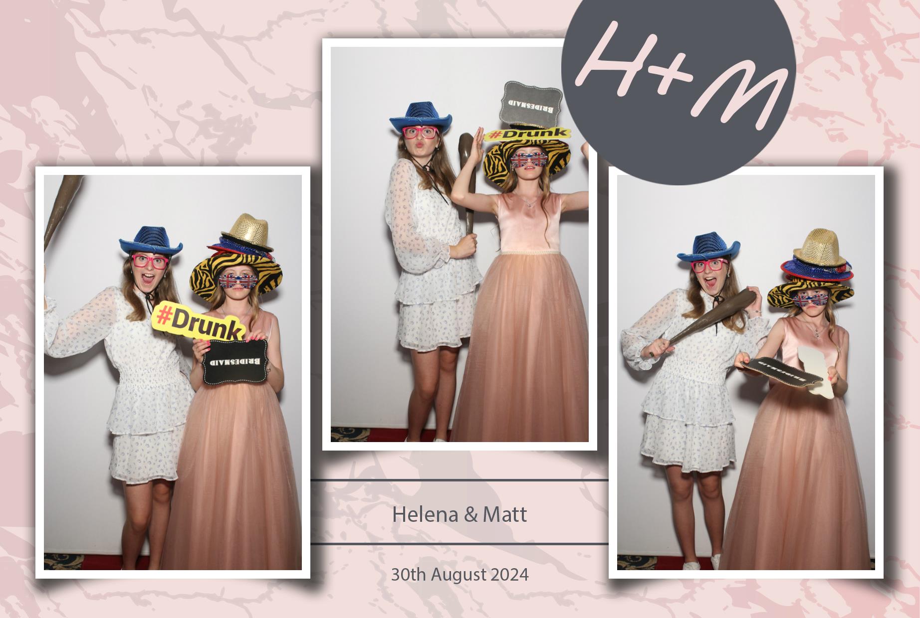 Helena & Matt's Wedding | View more photos from the event at gallery.myphotoboothexperience.co.uk/u/MyPhotoBoothExperienceLtd/Helena-Matts-Wedding