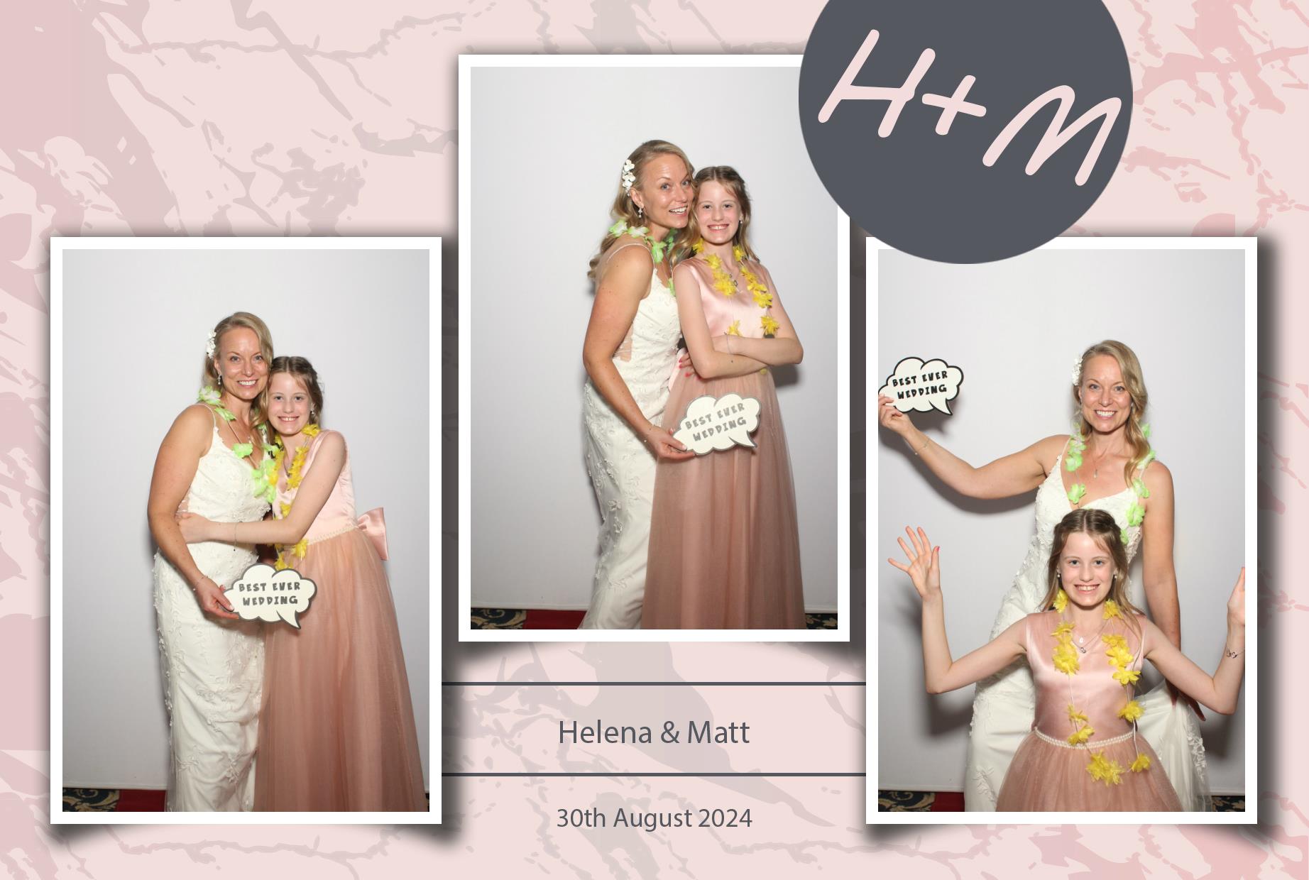 Helena & Matt's Wedding | View more photos from the event at gallery.myphotoboothexperience.co.uk/u/MyPhotoBoothExperienceLtd/Helena-Matts-Wedding