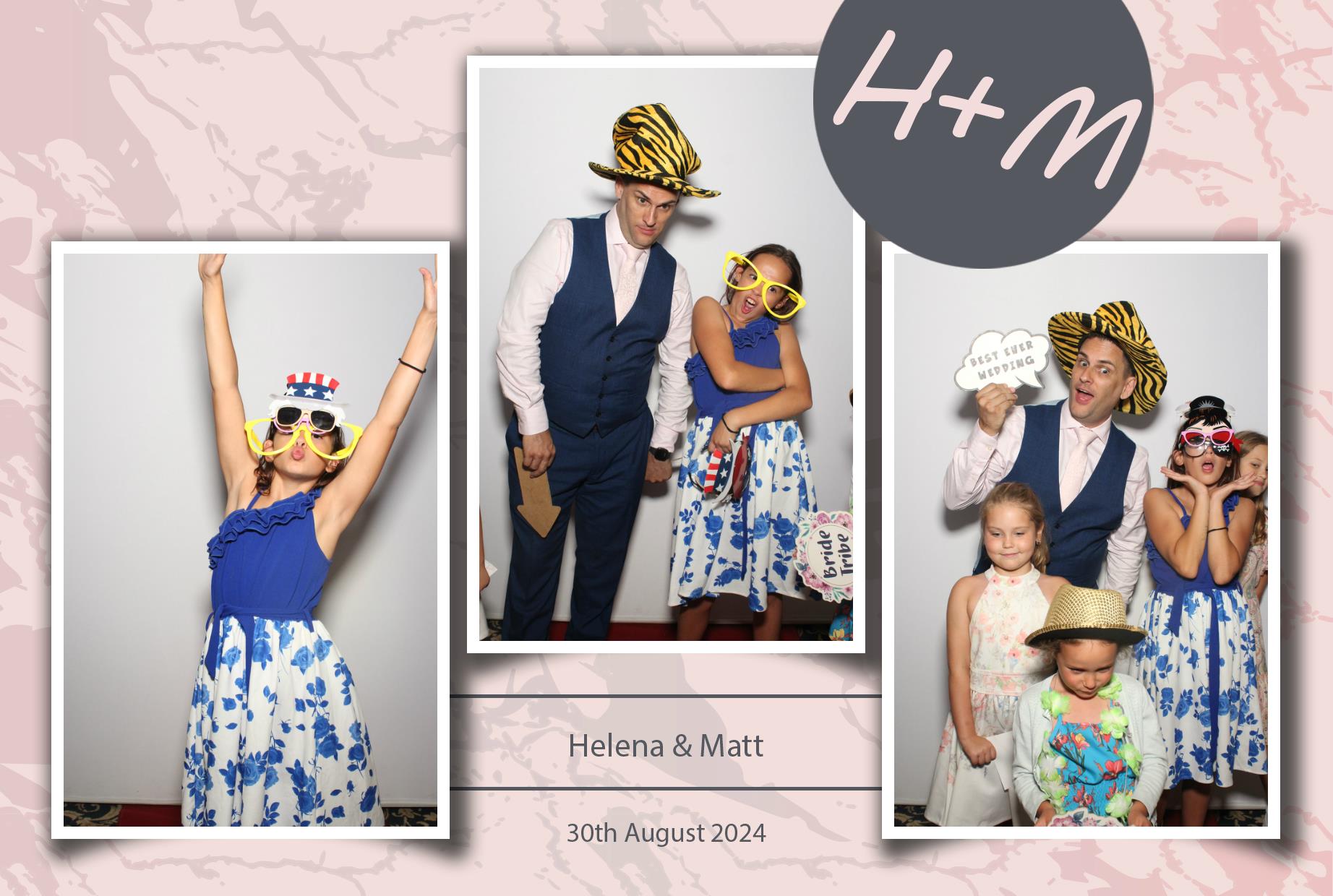 Helena & Matt's Wedding | View more photos from the event at gallery.myphotoboothexperience.co.uk/u/MyPhotoBoothExperienceLtd/Helena-Matts-Wedding