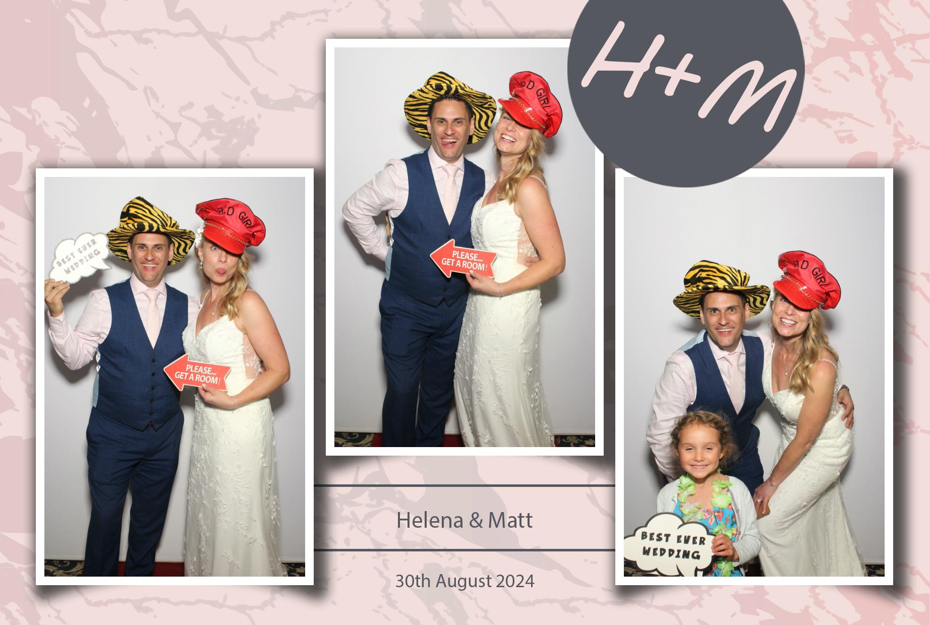 Helena & Matt's Wedding | View more photos from the event at gallery.myphotoboothexperience.co.uk/u/MyPhotoBoothExperienceLtd/Helena-Matts-Wedding