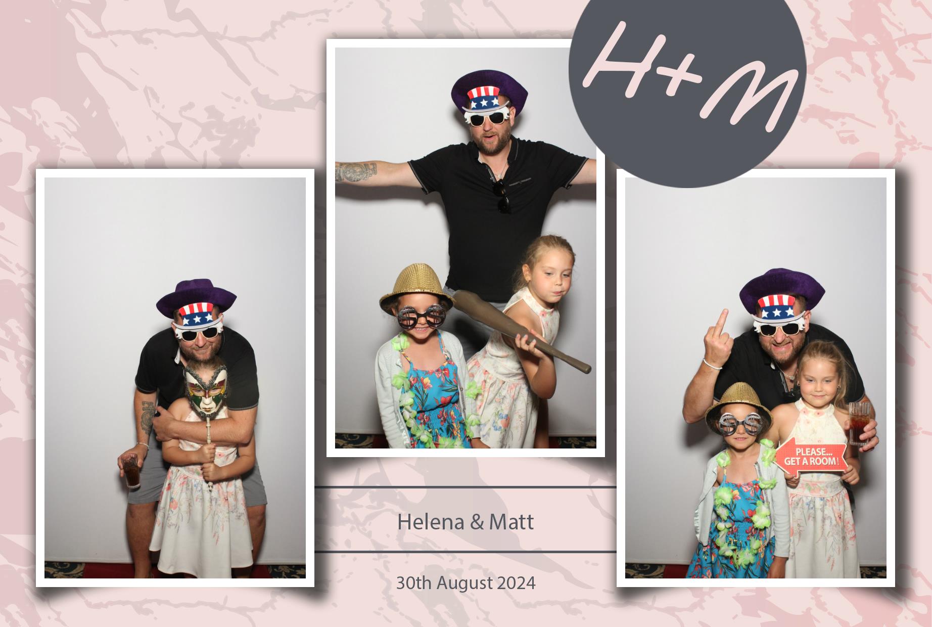 Helena & Matt's Wedding | View more photos from the event at gallery.myphotoboothexperience.co.uk/u/MyPhotoBoothExperienceLtd/Helena-Matts-Wedding