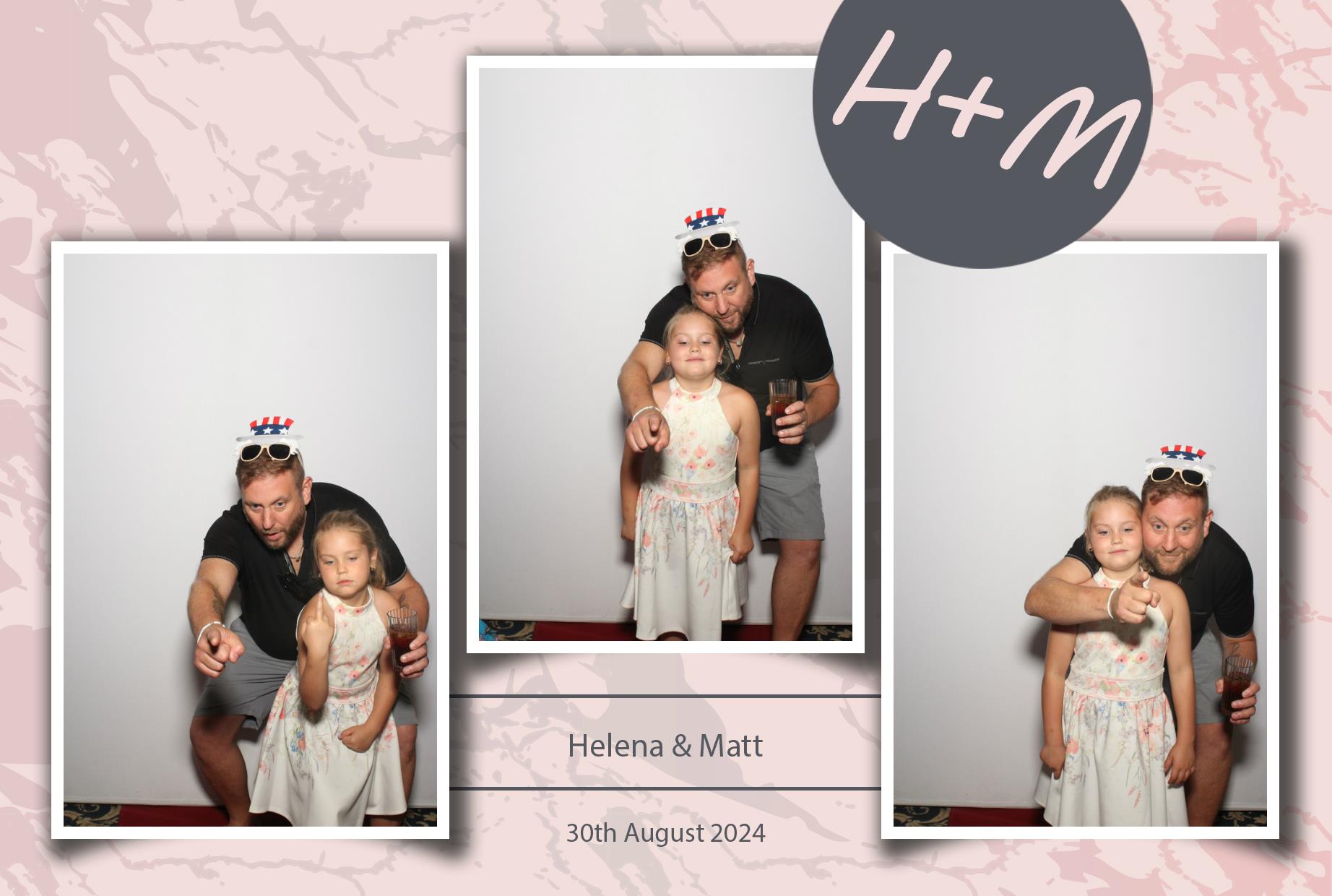 Helena & Matt's Wedding | View more photos from the event at gallery.myphotoboothexperience.co.uk/u/MyPhotoBoothExperienceLtd/Helena-Matts-Wedding