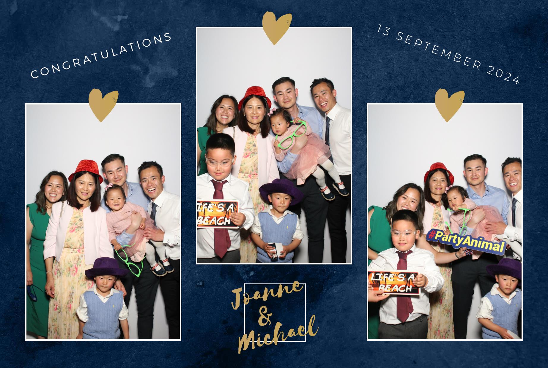 Joanne & Michael's Wedding | View more photos from the event at gallery.myphotoboothexperience.co.uk/u/MyPhotoBoothExperienceLtd/Joanne-Michaels-Wedding