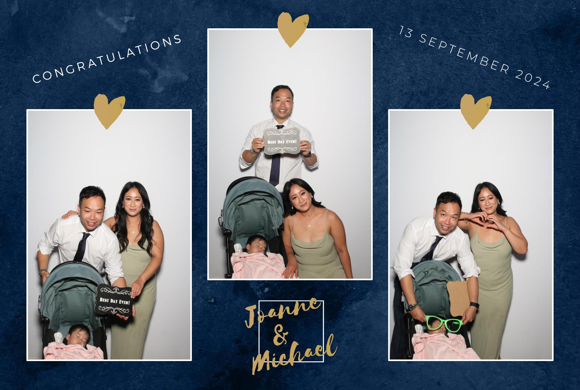 Joanne & Michael's Wedding | View more photos from the event at gallery.myphotoboothexperience.co.uk/u/MyPhotoBoothExperienceLtd/Joanne-Michaels-Wedding
