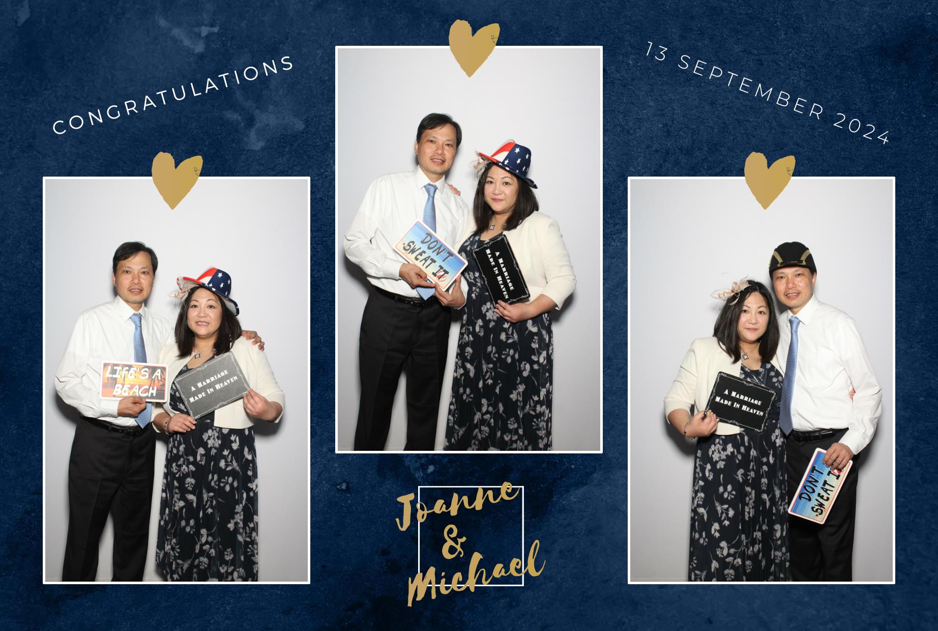 Joanne & Michael's Wedding | View more photos from the event at gallery.myphotoboothexperience.co.uk/u/MyPhotoBoothExperienceLtd/Joanne-Michaels-Wedding