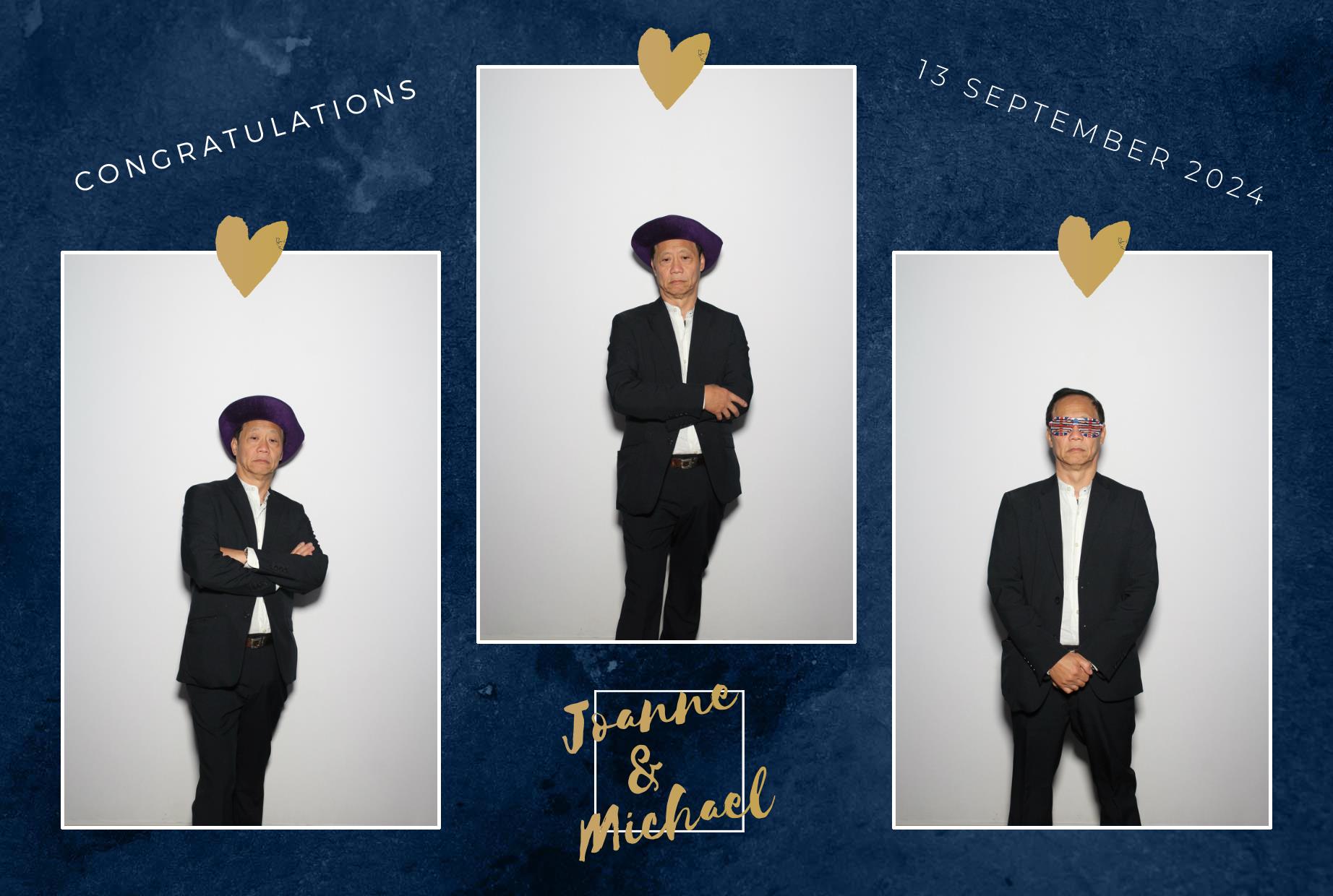 Joanne & Michael's Wedding | View more photos from the event at gallery.myphotoboothexperience.co.uk/u/MyPhotoBoothExperienceLtd/Joanne-Michaels-Wedding