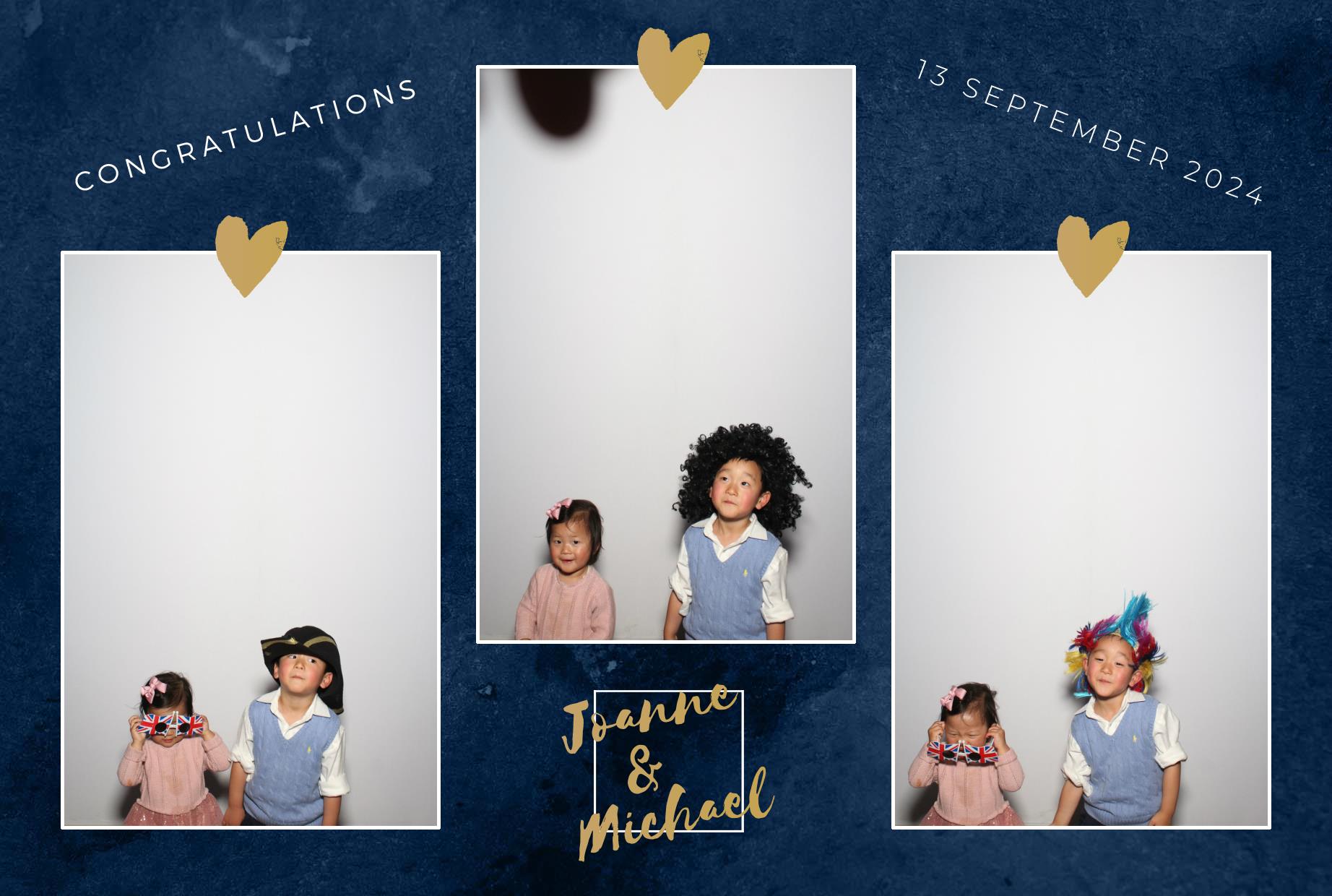 Joanne & Michael's Wedding | View more photos from the event at gallery.myphotoboothexperience.co.uk/u/MyPhotoBoothExperienceLtd/Joanne-Michaels-Wedding