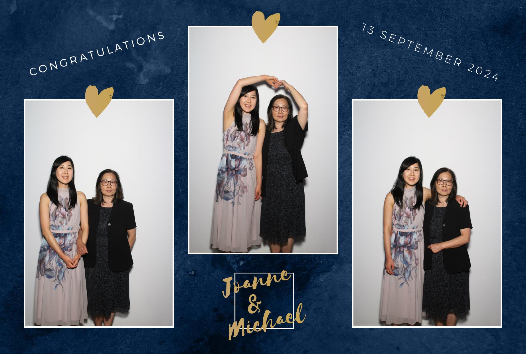 Joanne & Michael's Wedding | View more photos from the event at gallery.myphotoboothexperience.co.uk/u/MyPhotoBoothExperienceLtd/Joanne-Michaels-Wedding