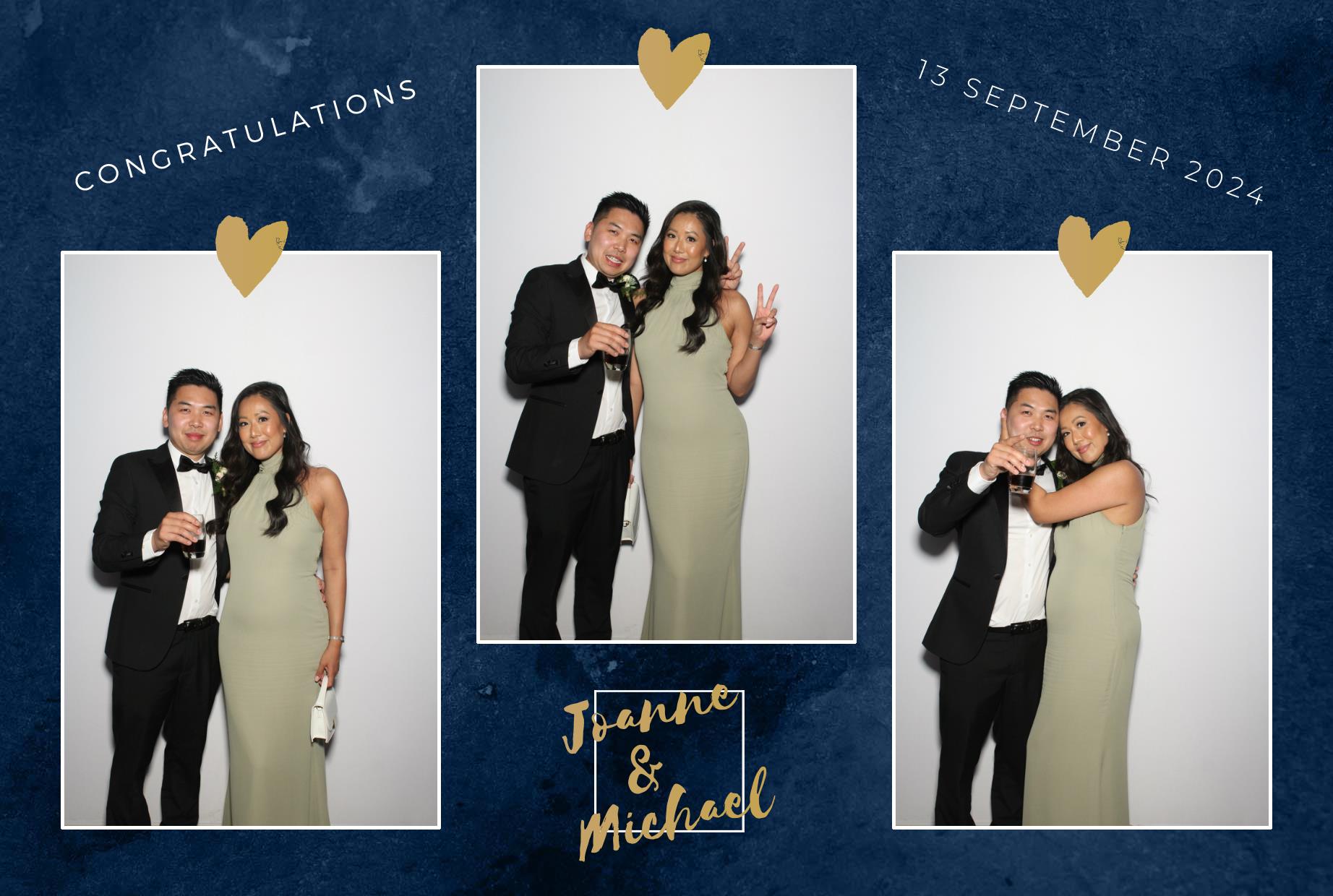 Joanne & Michael's Wedding | View more photos from the event at gallery.myphotoboothexperience.co.uk/u/MyPhotoBoothExperienceLtd/Joanne-Michaels-Wedding