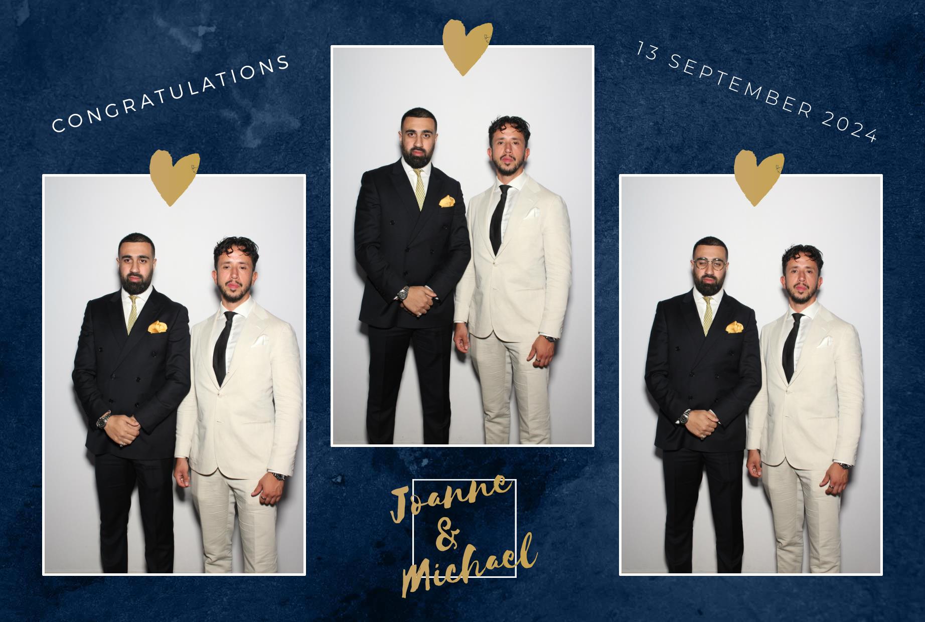 Joanne & Michael's Wedding | View more photos from the event at gallery.myphotoboothexperience.co.uk/u/MyPhotoBoothExperienceLtd/Joanne-Michaels-Wedding