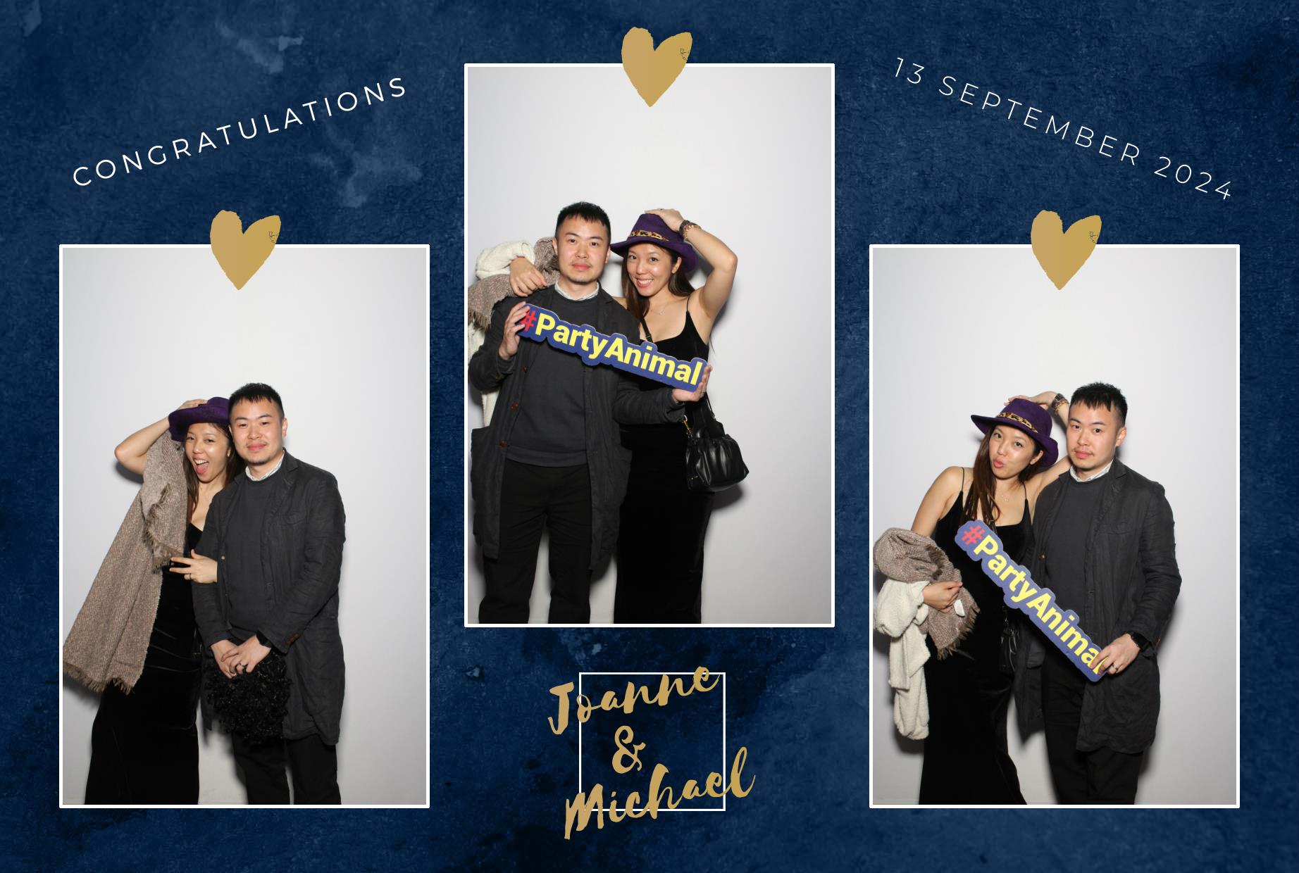 Joanne & Michael's Wedding | View more photos from the event at gallery.myphotoboothexperience.co.uk/u/MyPhotoBoothExperienceLtd/Joanne-Michaels-Wedding
