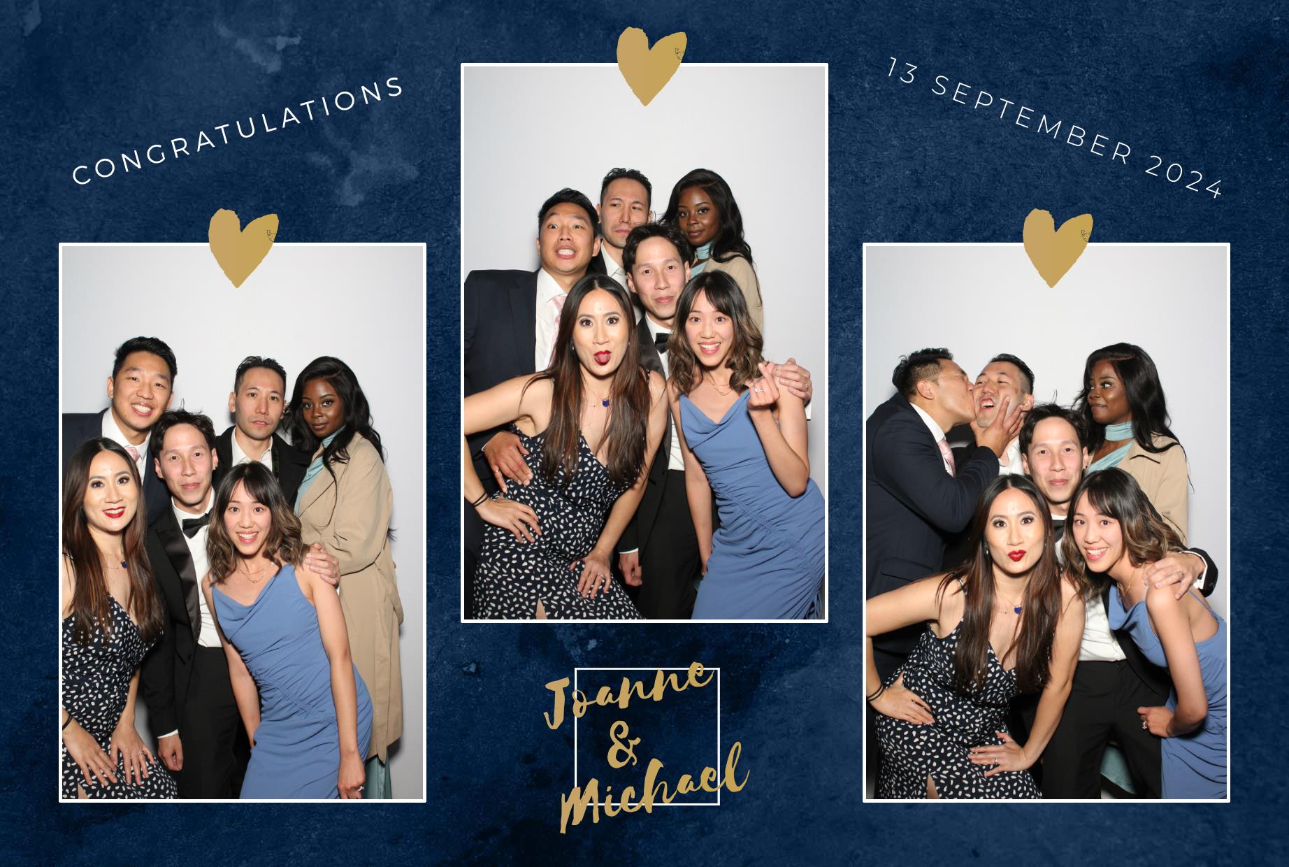 Joanne & Michael's Wedding | View more photos from the event at gallery.myphotoboothexperience.co.uk/u/MyPhotoBoothExperienceLtd/Joanne-Michaels-Wedding