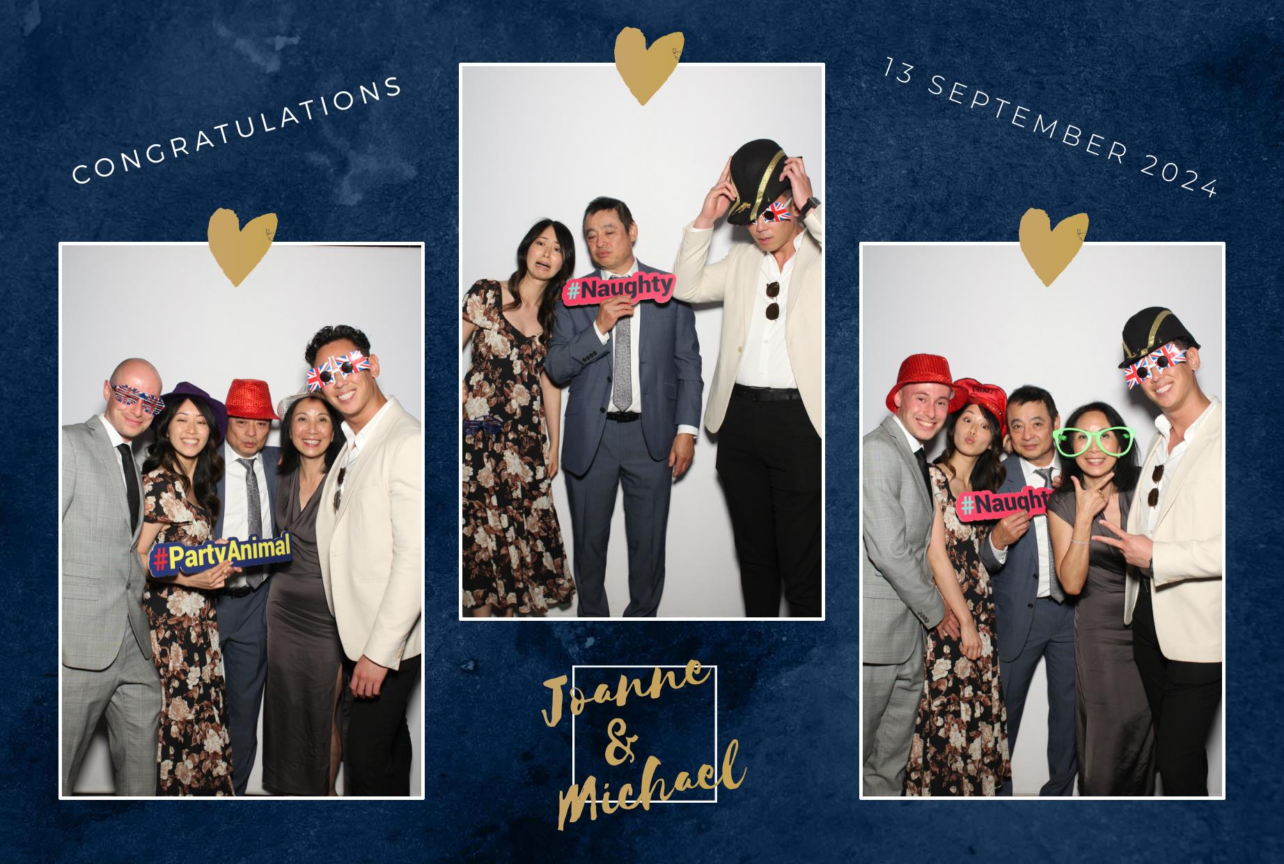 Joanne & Michael's Wedding | View more photos from the event at gallery.myphotoboothexperience.co.uk/u/MyPhotoBoothExperienceLtd/Joanne-Michaels-Wedding