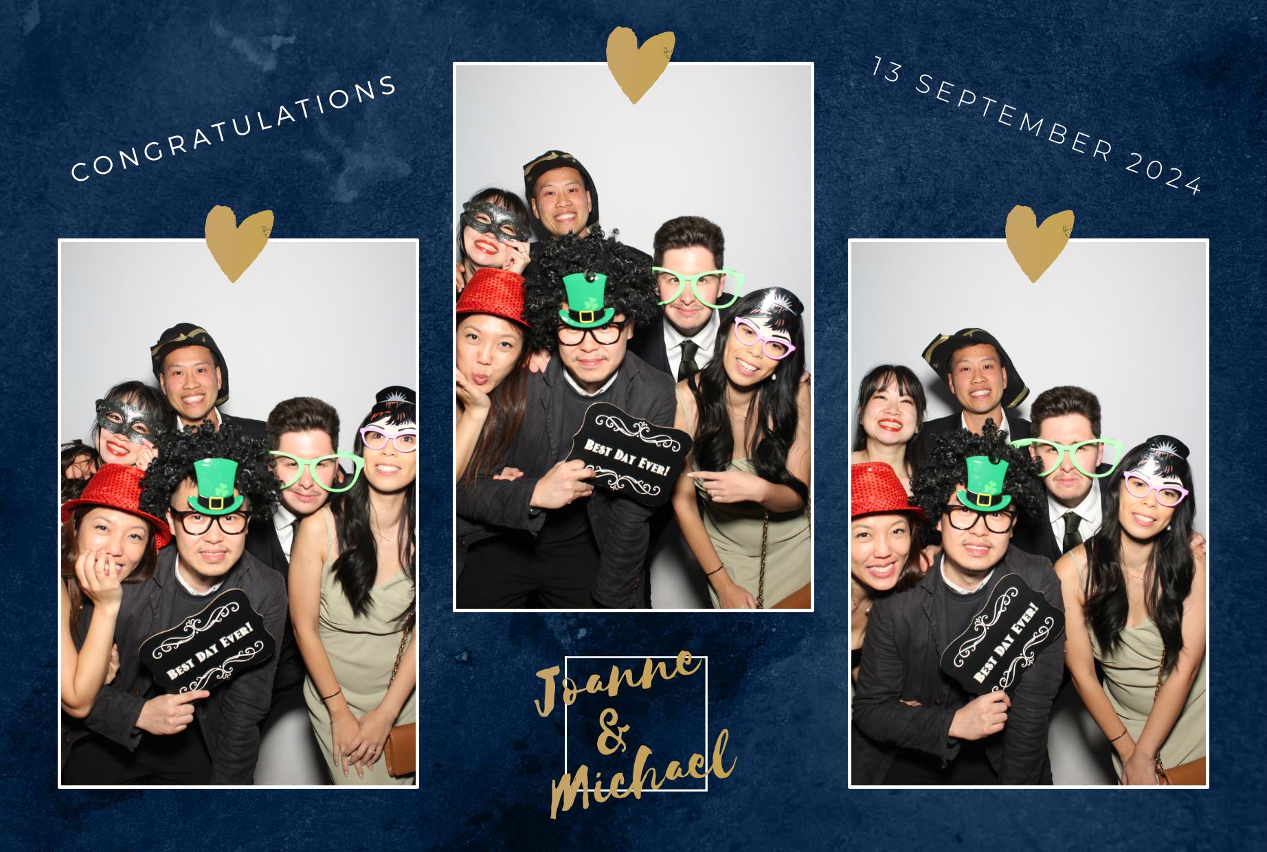 Joanne & Michael's Wedding | View more photos from the event at gallery.myphotoboothexperience.co.uk/u/MyPhotoBoothExperienceLtd/Joanne-Michaels-Wedding