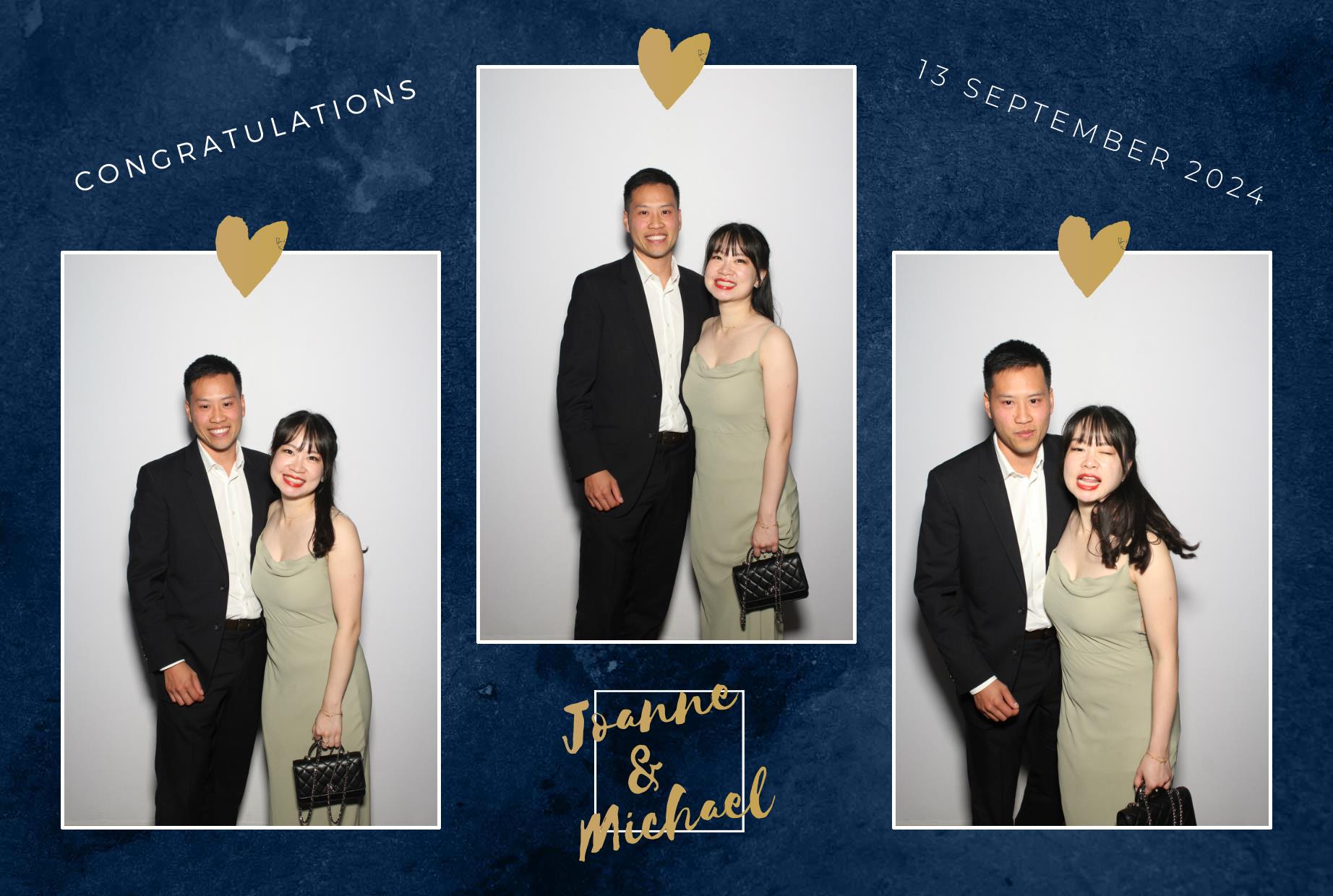 Joanne & Michael's Wedding | View more photos from the event at gallery.myphotoboothexperience.co.uk/u/MyPhotoBoothExperienceLtd/Joanne-Michaels-Wedding