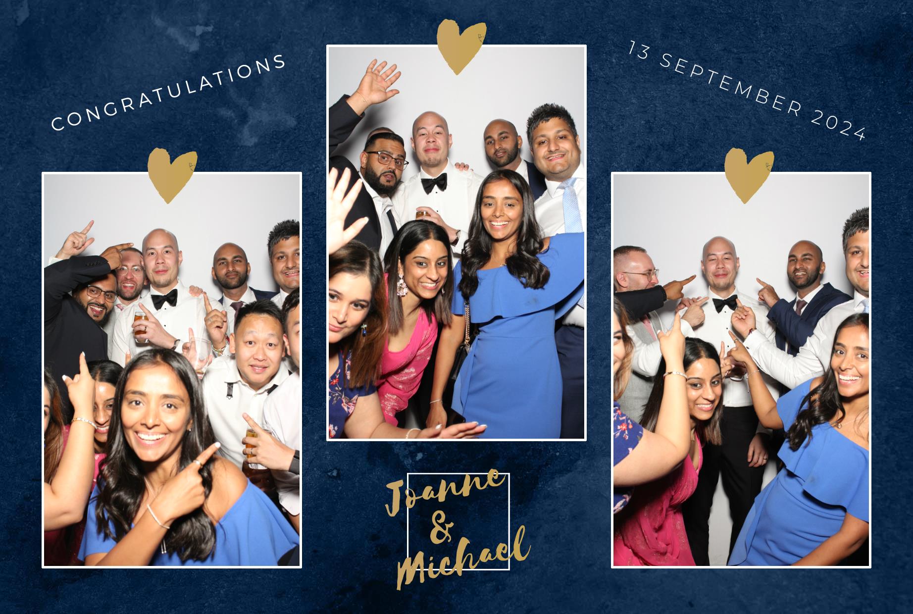 Joanne & Michael's Wedding | View more photos from the event at gallery.myphotoboothexperience.co.uk/u/MyPhotoBoothExperienceLtd/Joanne-Michaels-Wedding