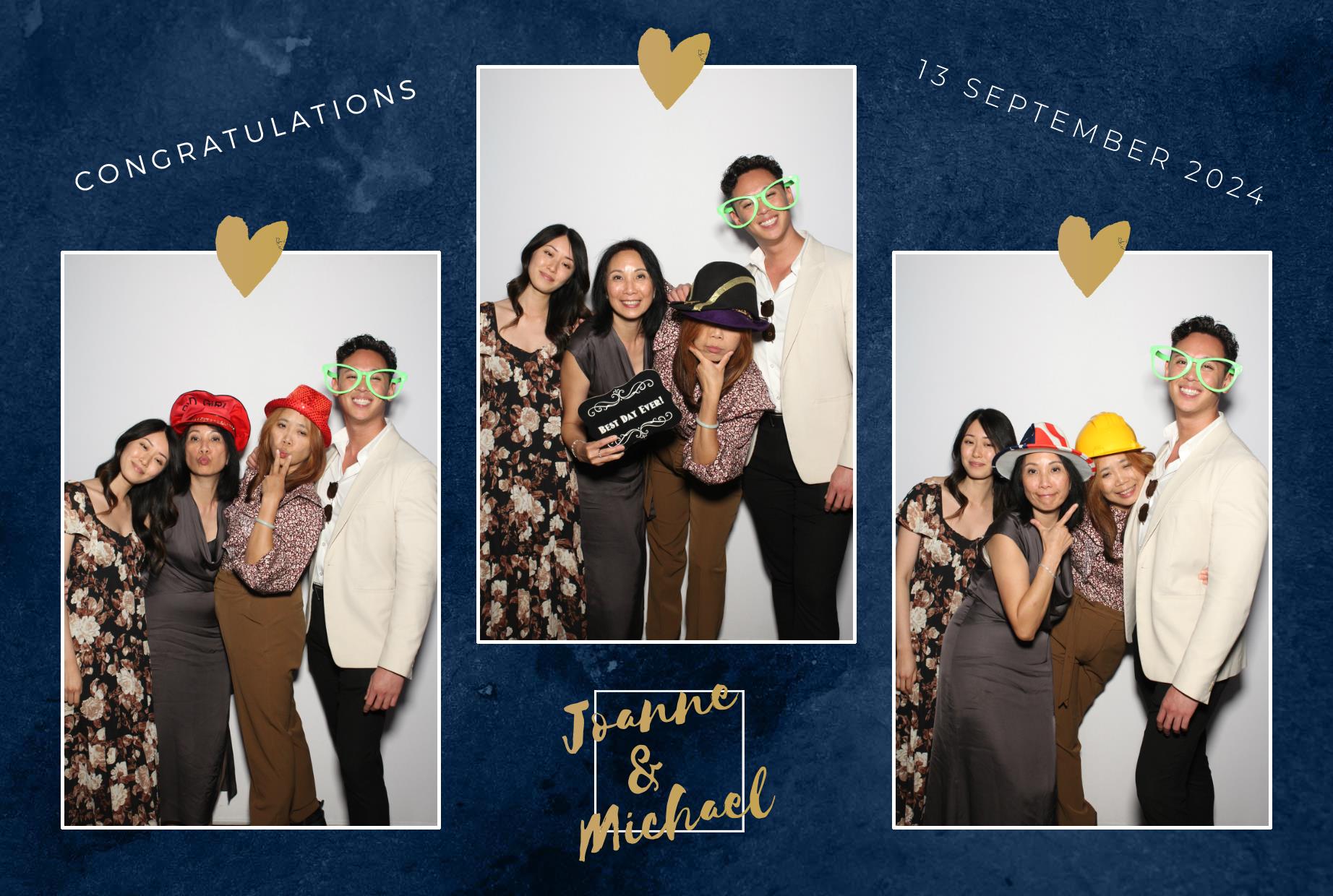 Joanne & Michael's Wedding | View more photos from the event at gallery.myphotoboothexperience.co.uk/u/MyPhotoBoothExperienceLtd/Joanne-Michaels-Wedding