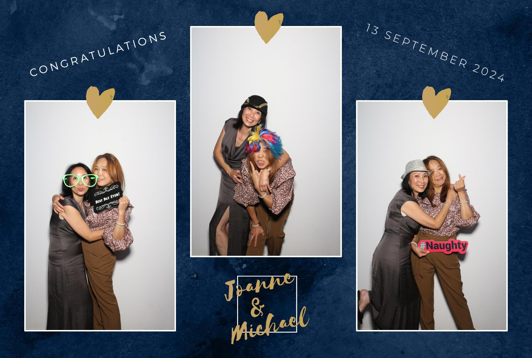 Joanne & Michael's Wedding | View more photos from the event at gallery.myphotoboothexperience.co.uk/u/MyPhotoBoothExperienceLtd/Joanne-Michaels-Wedding